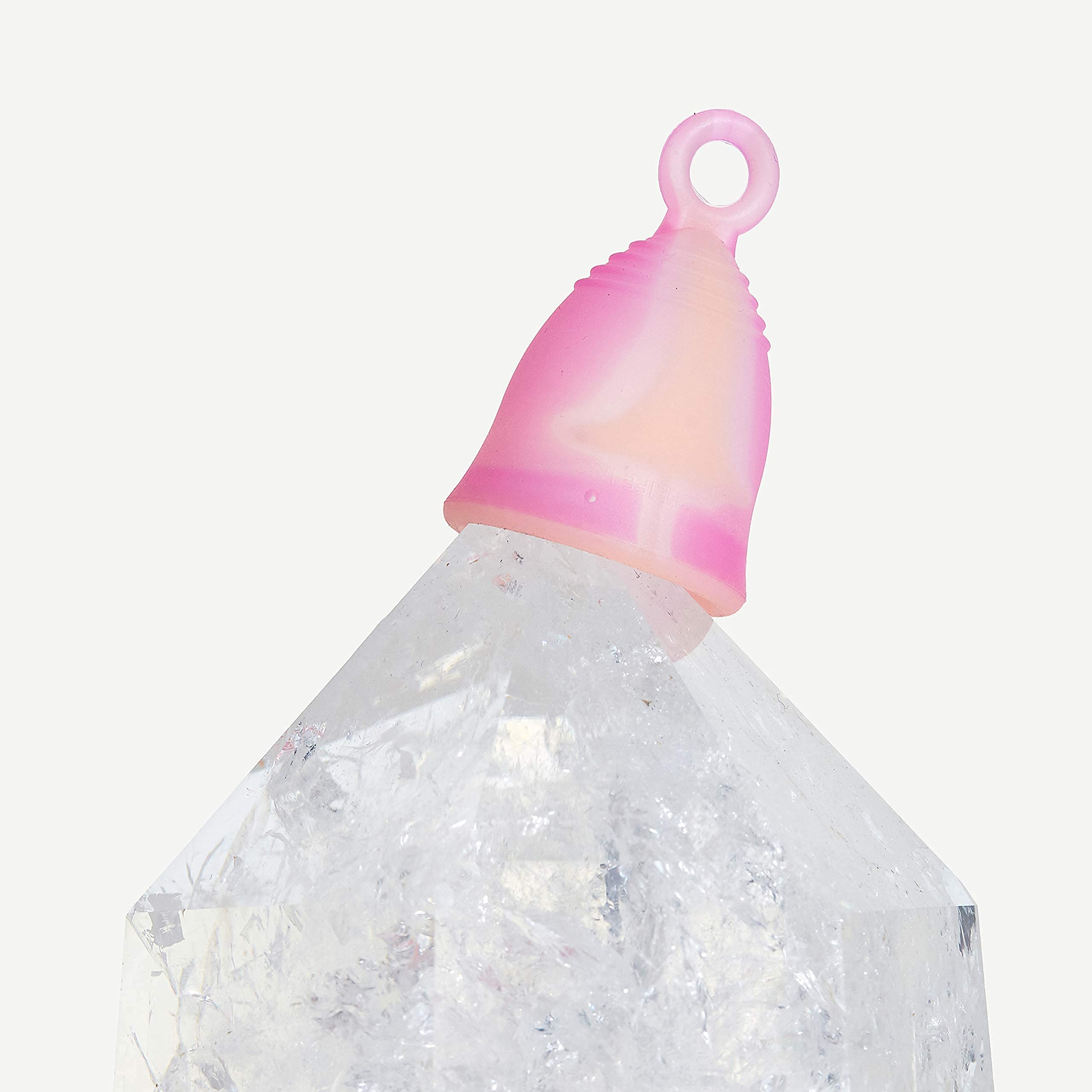 Peachlife Boric Acid Suppositories and Small Soft Menstrual Cup with Ring Pull