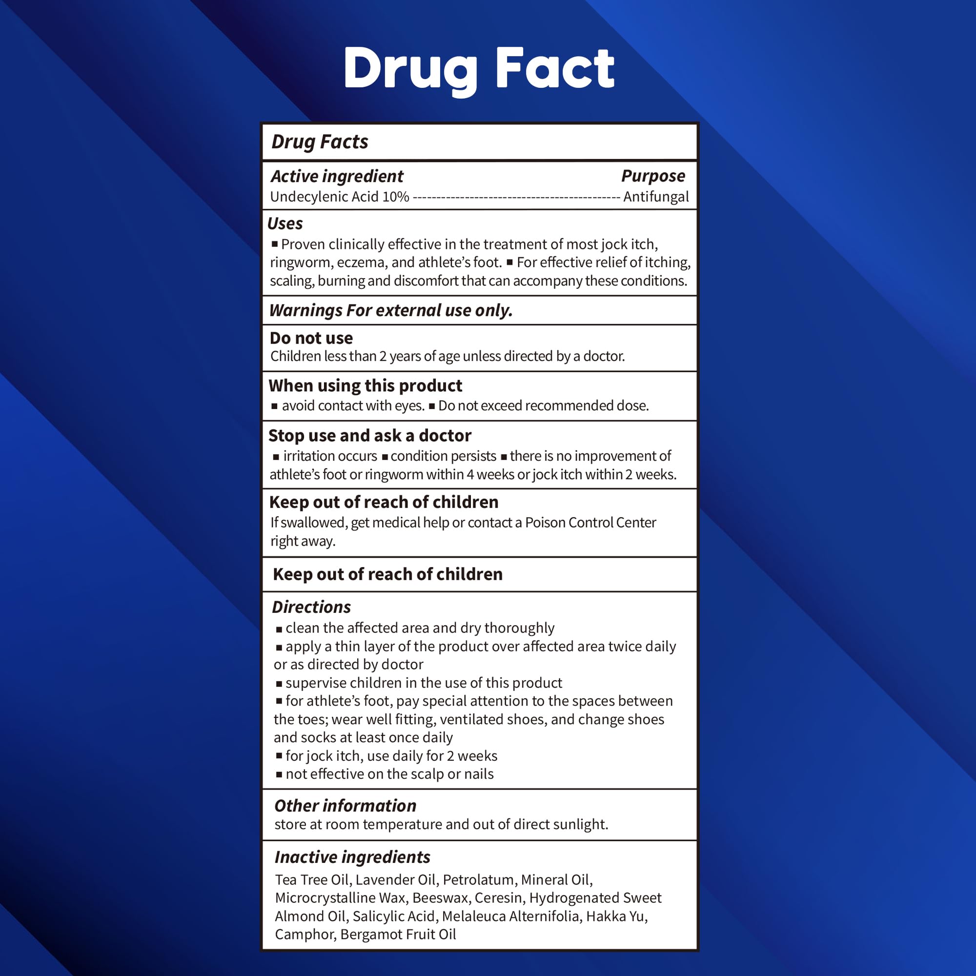 Tobcharm Antifungal Cream, Antifungal Cream for Skin, Ringworm Treatment for Humans