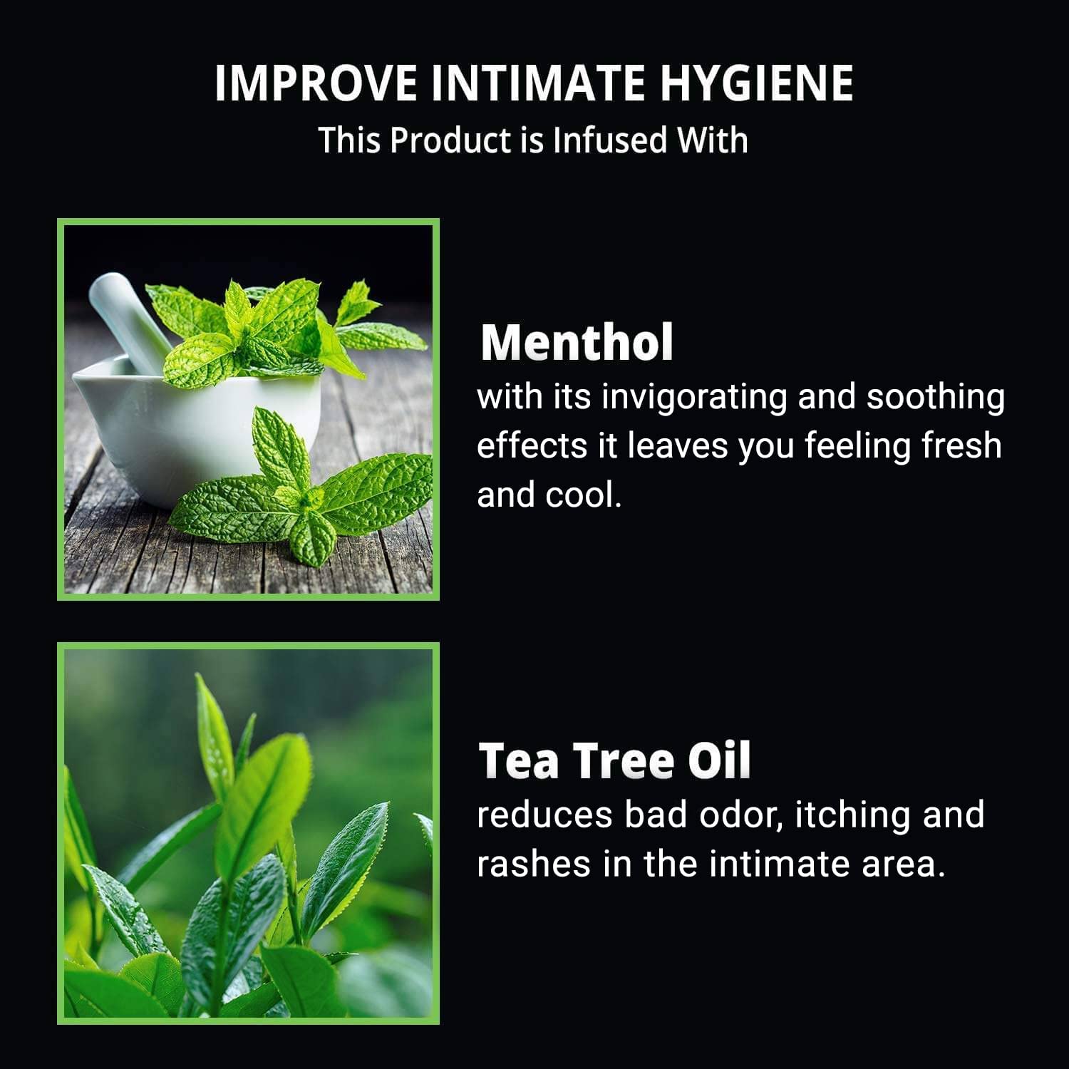 Skin Elements Intimate Wash for Men with Menthol (4.05 fl. oz.) | pH Balanced Foaming Private