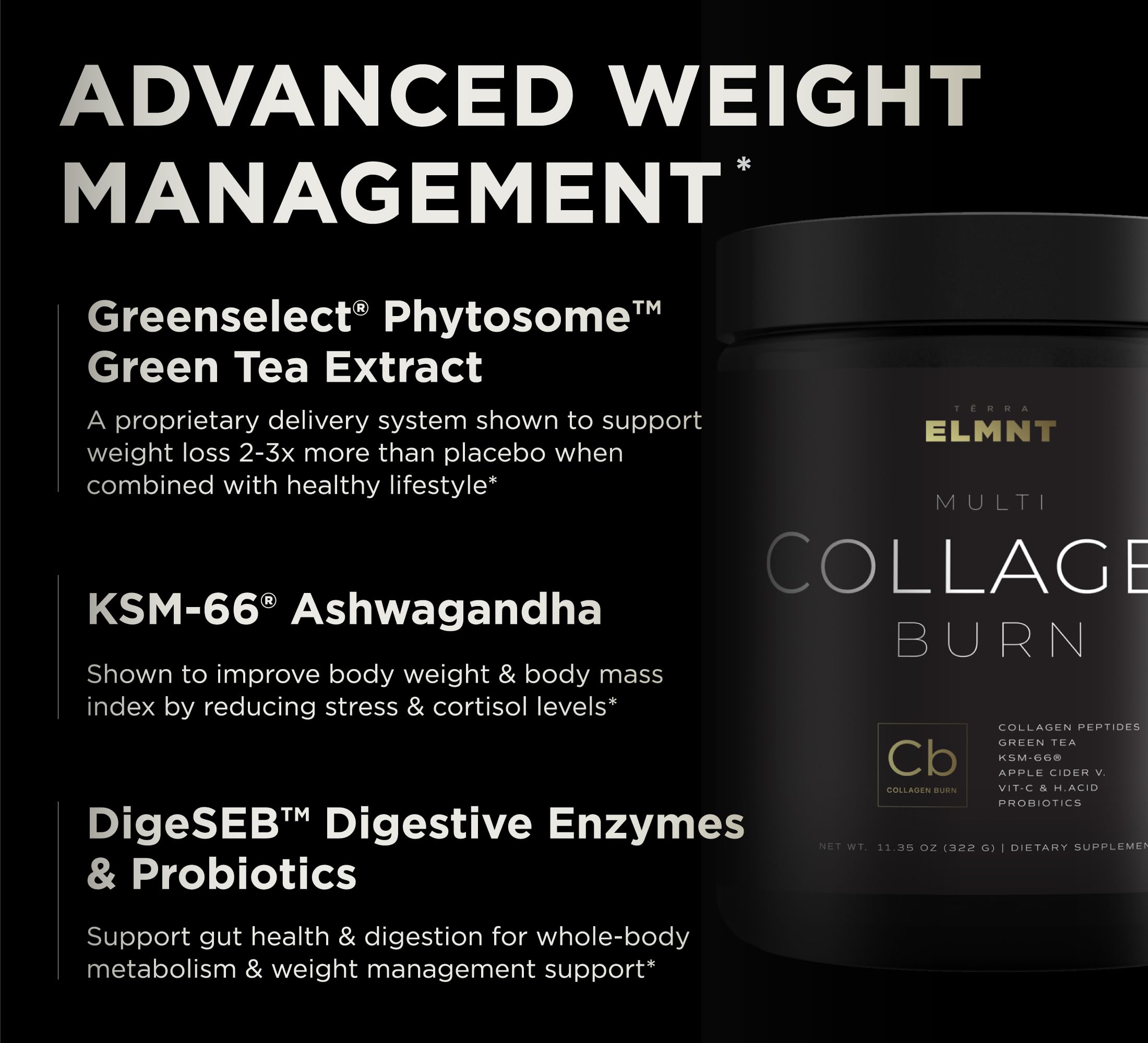 Super Collagen Burn - Premium Multi Collagen Powder for Women Weight Loss & Beauty