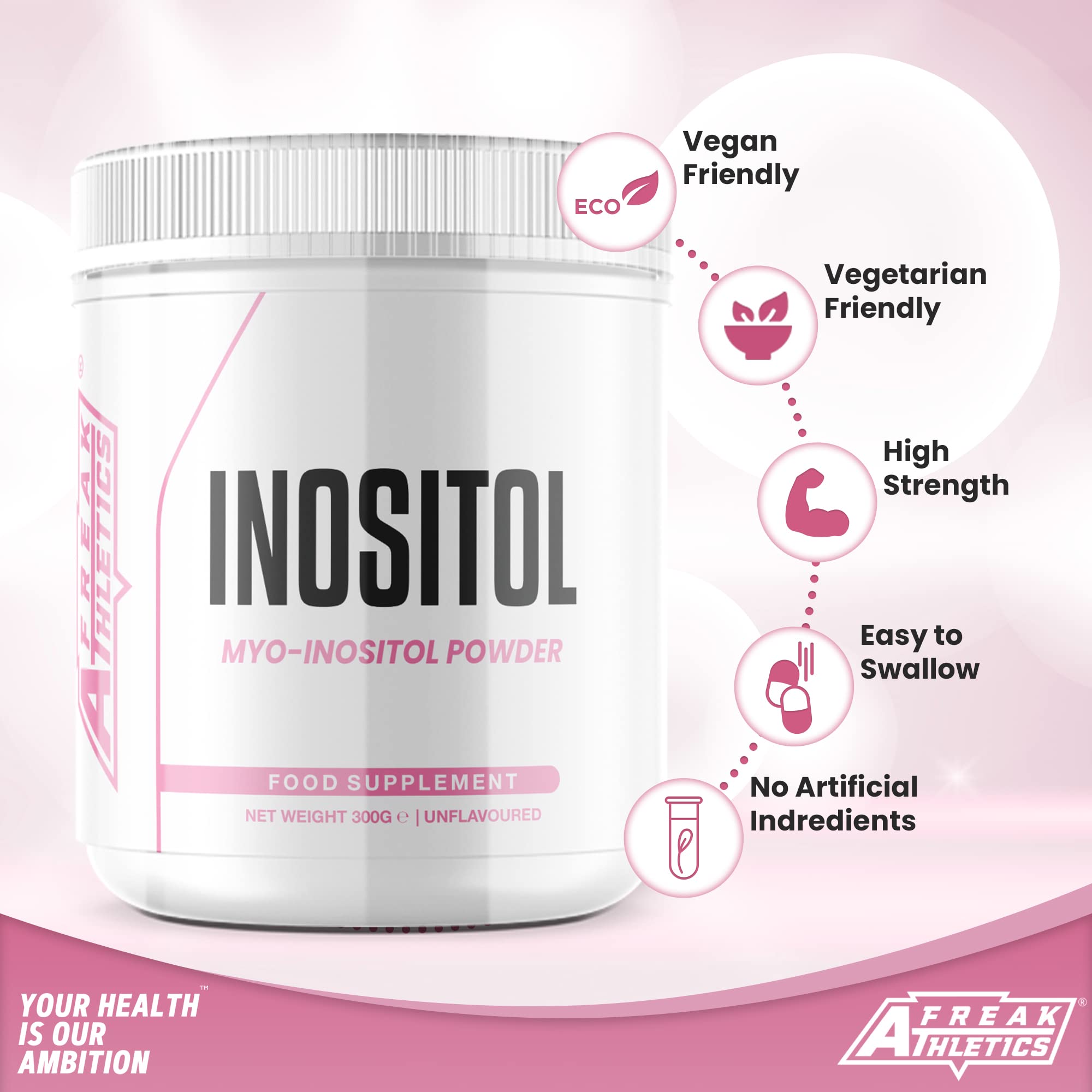Inositol (Myo-Inositol) Powder 300g | Premium Myo Inositol Powder - Supports Women