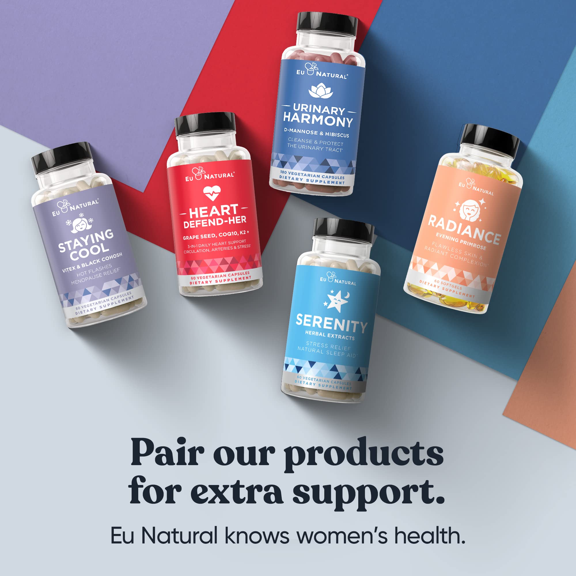 Staying Cool Menopause Supplements for Women – Hormonal Hot Flashes, Weight Support