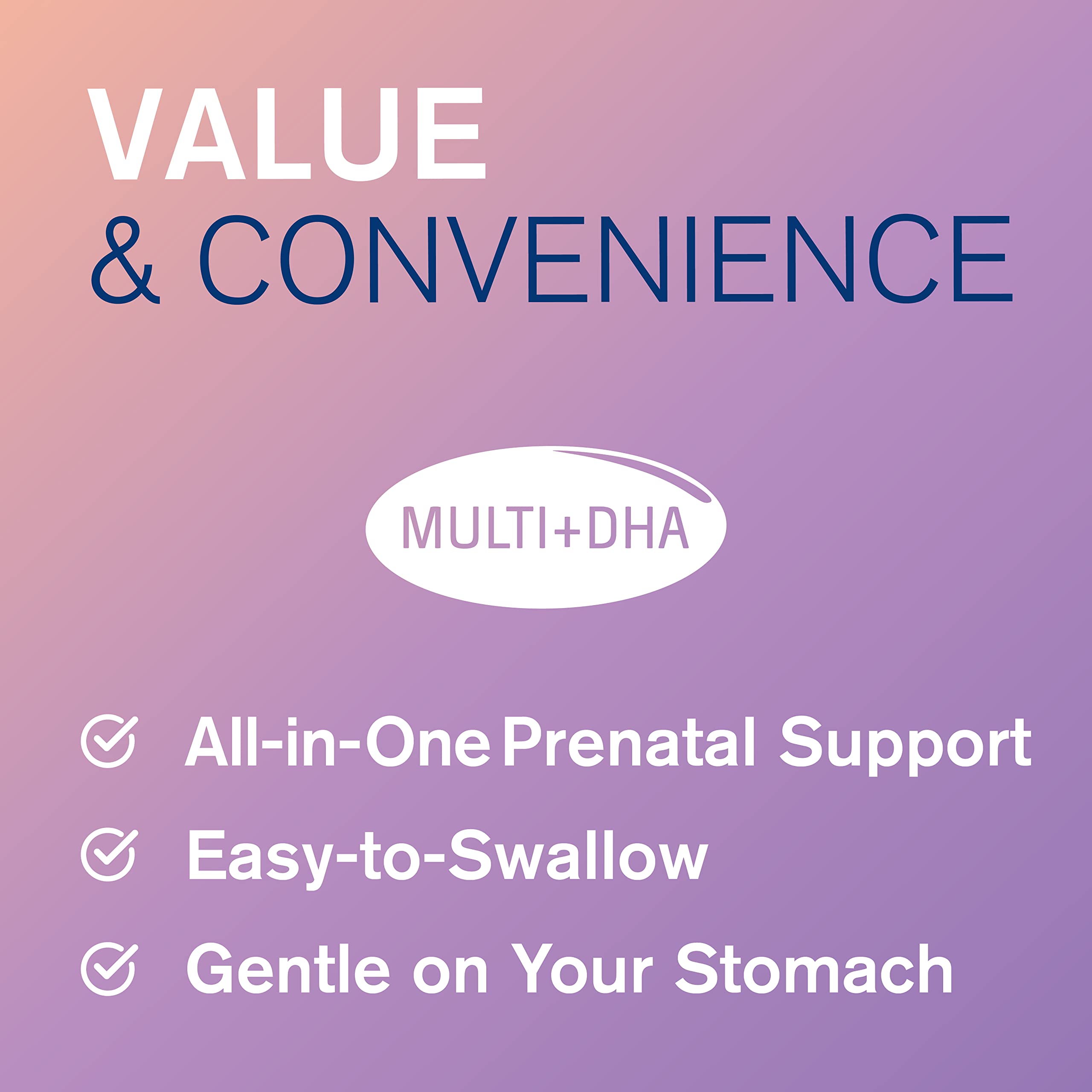 Oceanblue Prenatal Multivitamin with Omega-3 DHA Fish Oil for Pregnant Women