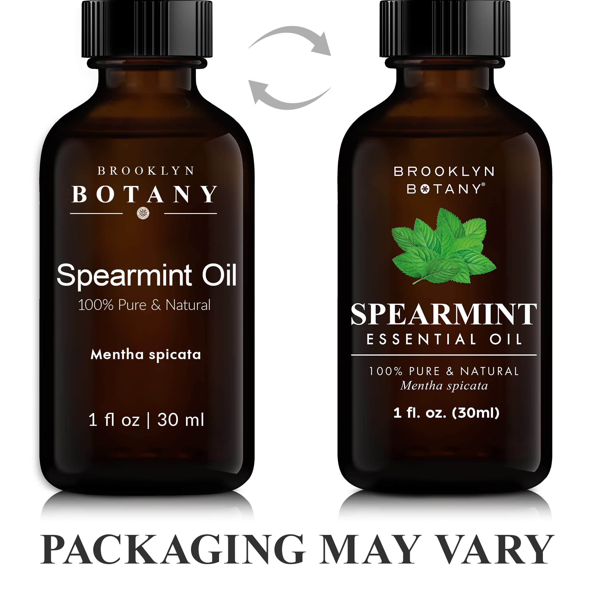 Brooklyn Botany Spearmint Essential Oil – 100% Pure and Natural – Premium Grade Oil