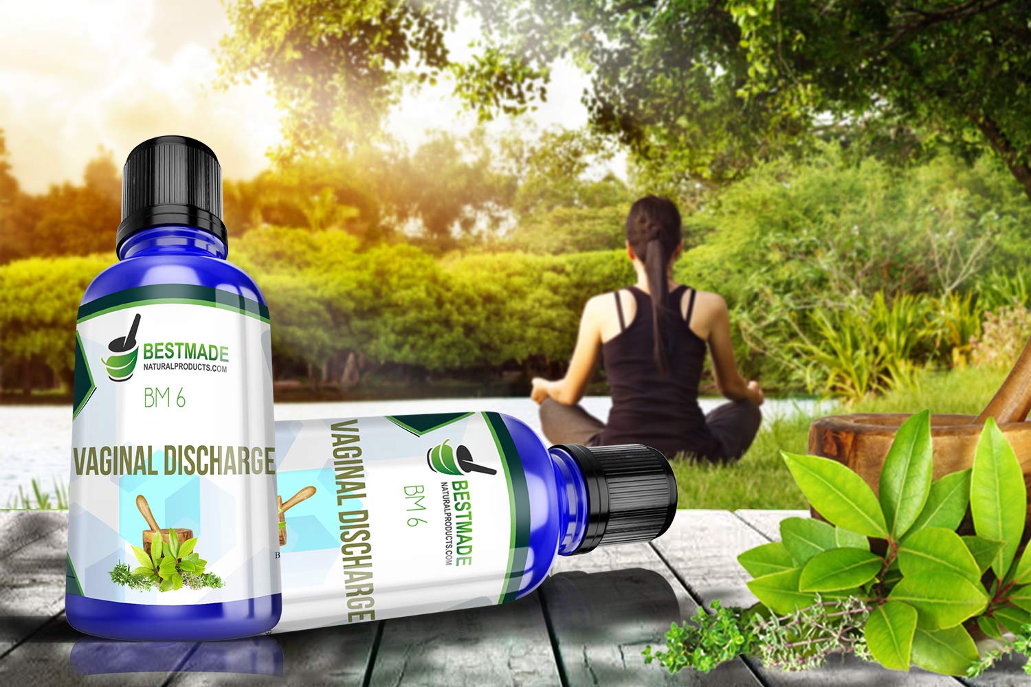 Vaginal Discharge BM6 - Natural Remedy for Leucorrhea, Unusual Vaginal Discharge & Odor, Helps Relieve