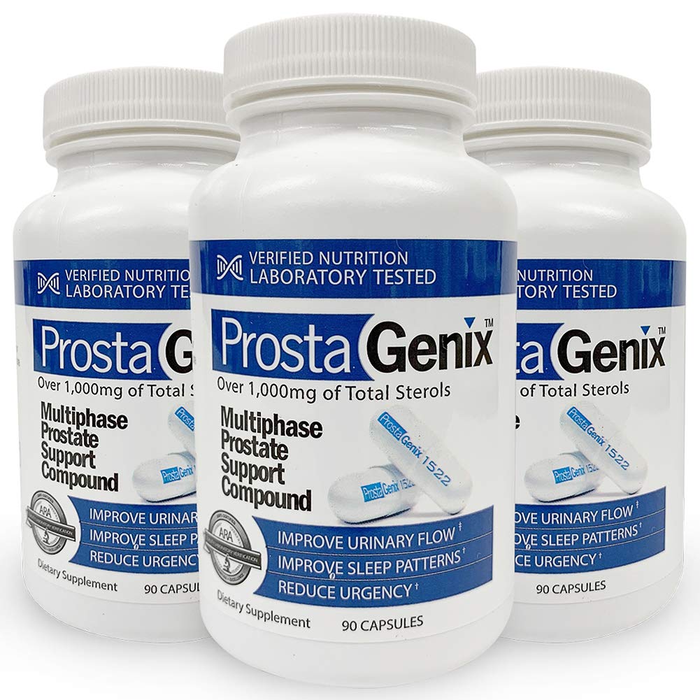 ProstaGenix Multiphase Prostate Supplement Capsule -3 Bottles- Featured on Larry King 