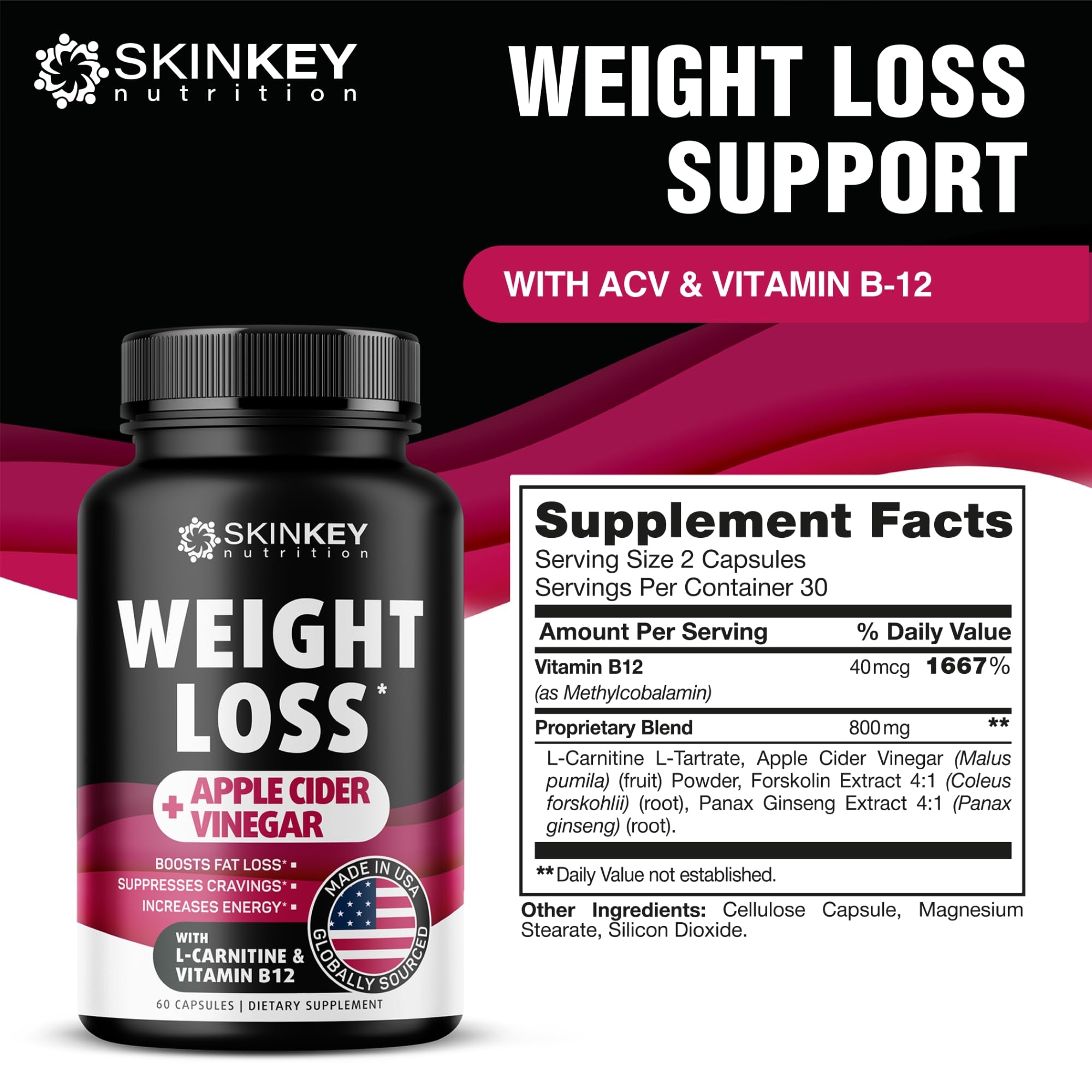 Weight Loss Pills for Women - Fat Burner Diet That Work Fast & Men Made in USA