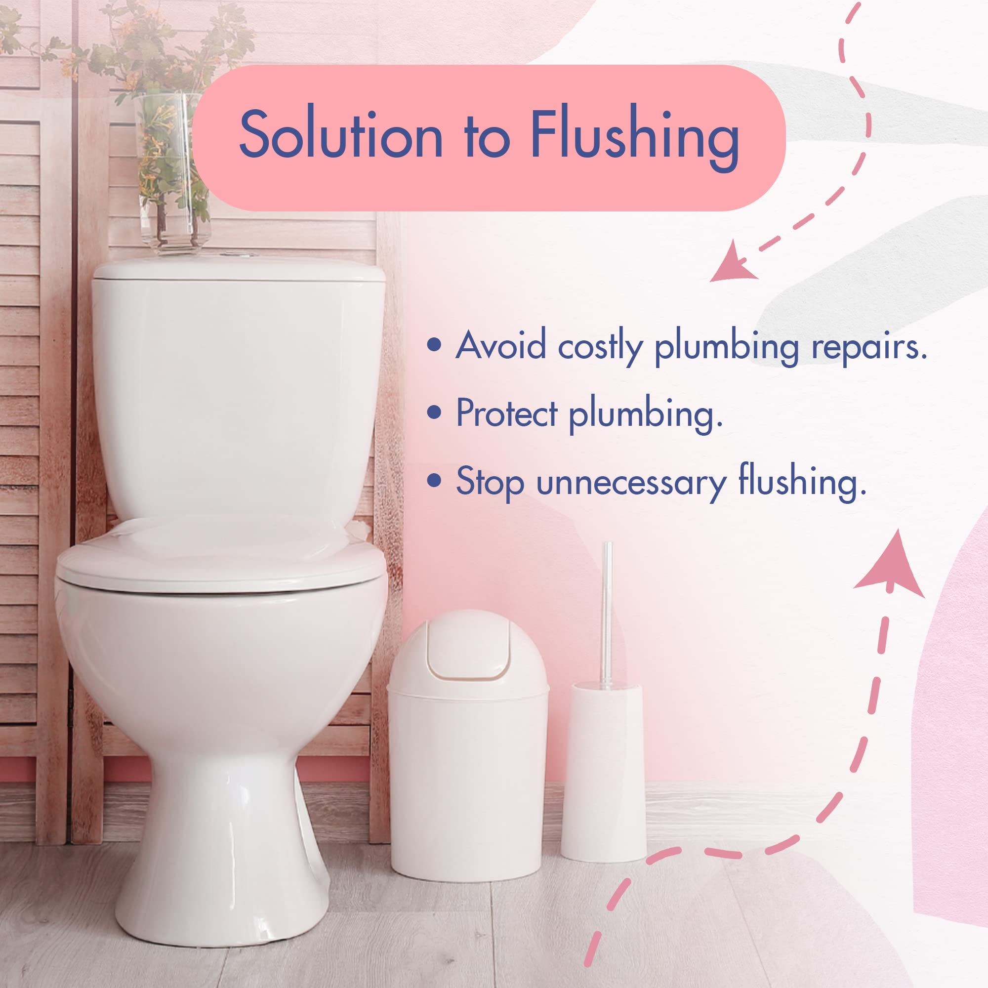 Scensibles Personal Care Disposal Bags (50 Count) - For Tampons, Pads, Liners, Condoms & More