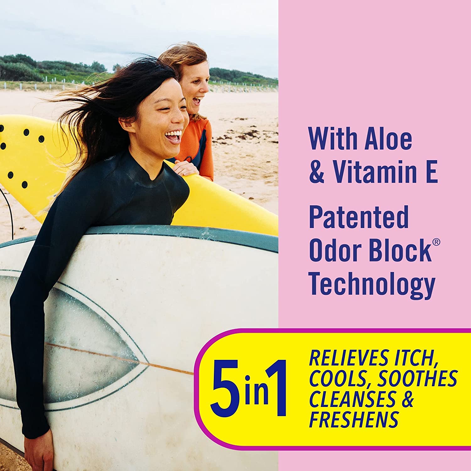 Vagisil Anti-Itch Feminine Hygiene Care Multipack for Women, 12 Medicated Intimate Wipes