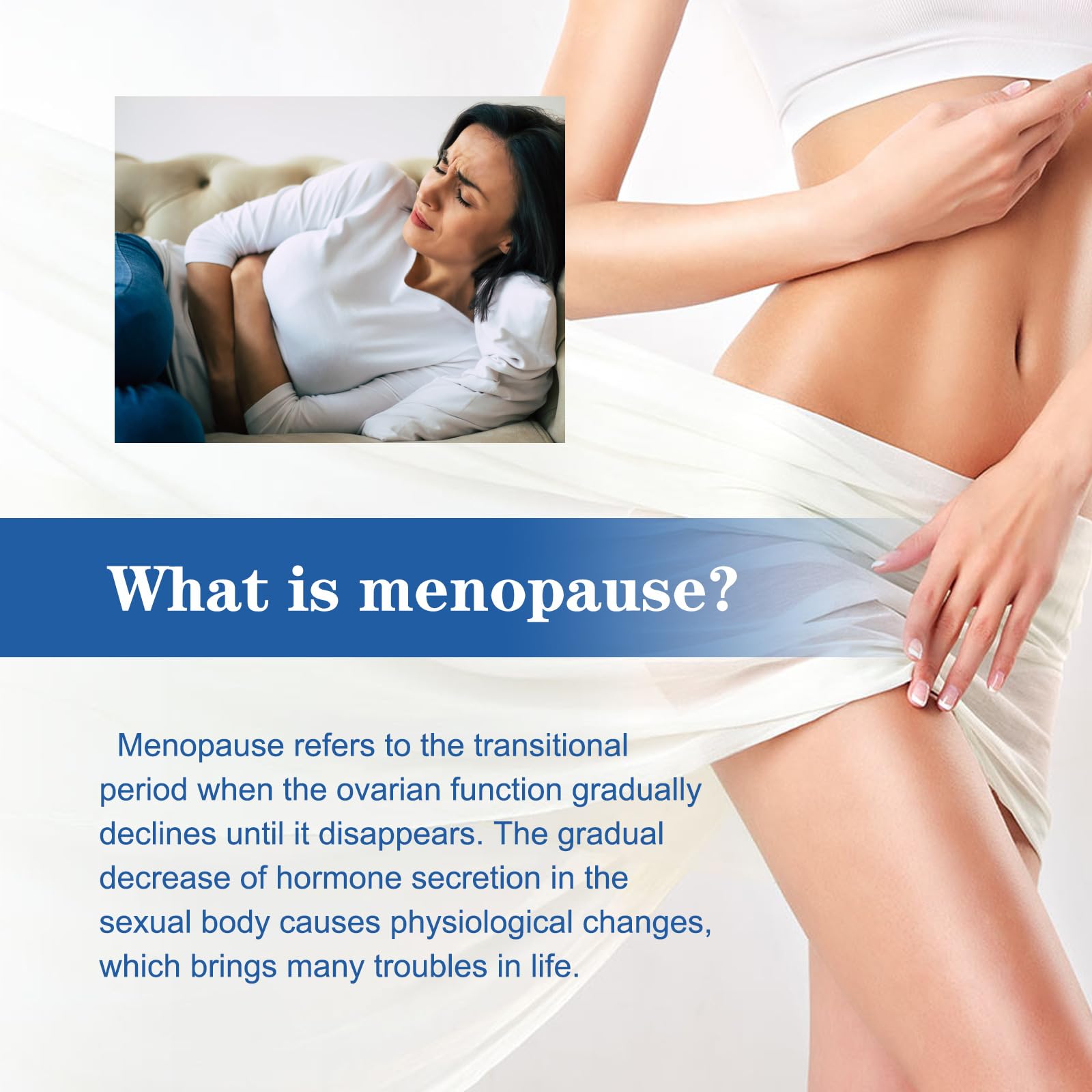 Menopause Relief Cream 2000mg Reduces Female Menopause Fatigue Night Sweats Mood Swings