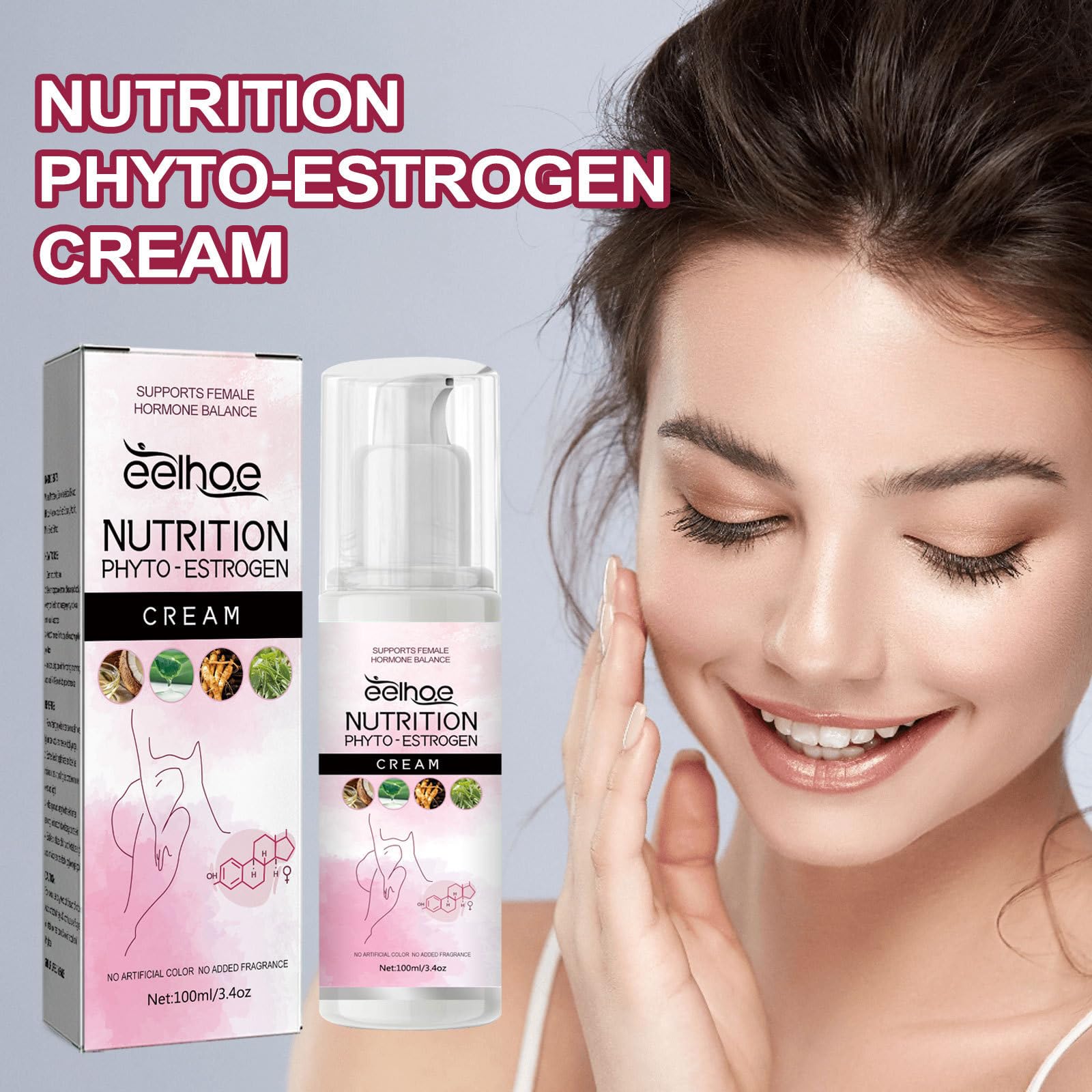 Relief from Mood Swings, Female Menopause, Physical and Mental Fatigue, Restorative Cream