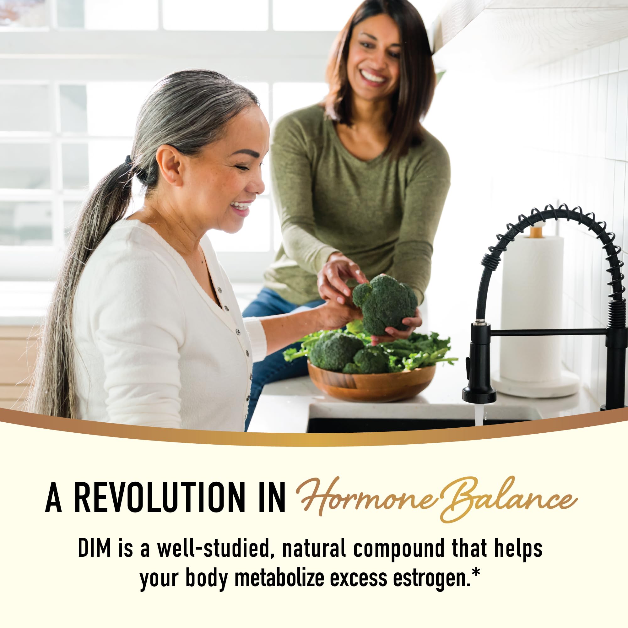 DIM Supplement Liquid Drops 100mg for Estrogen Balance for Women & Men | Hormone Balance