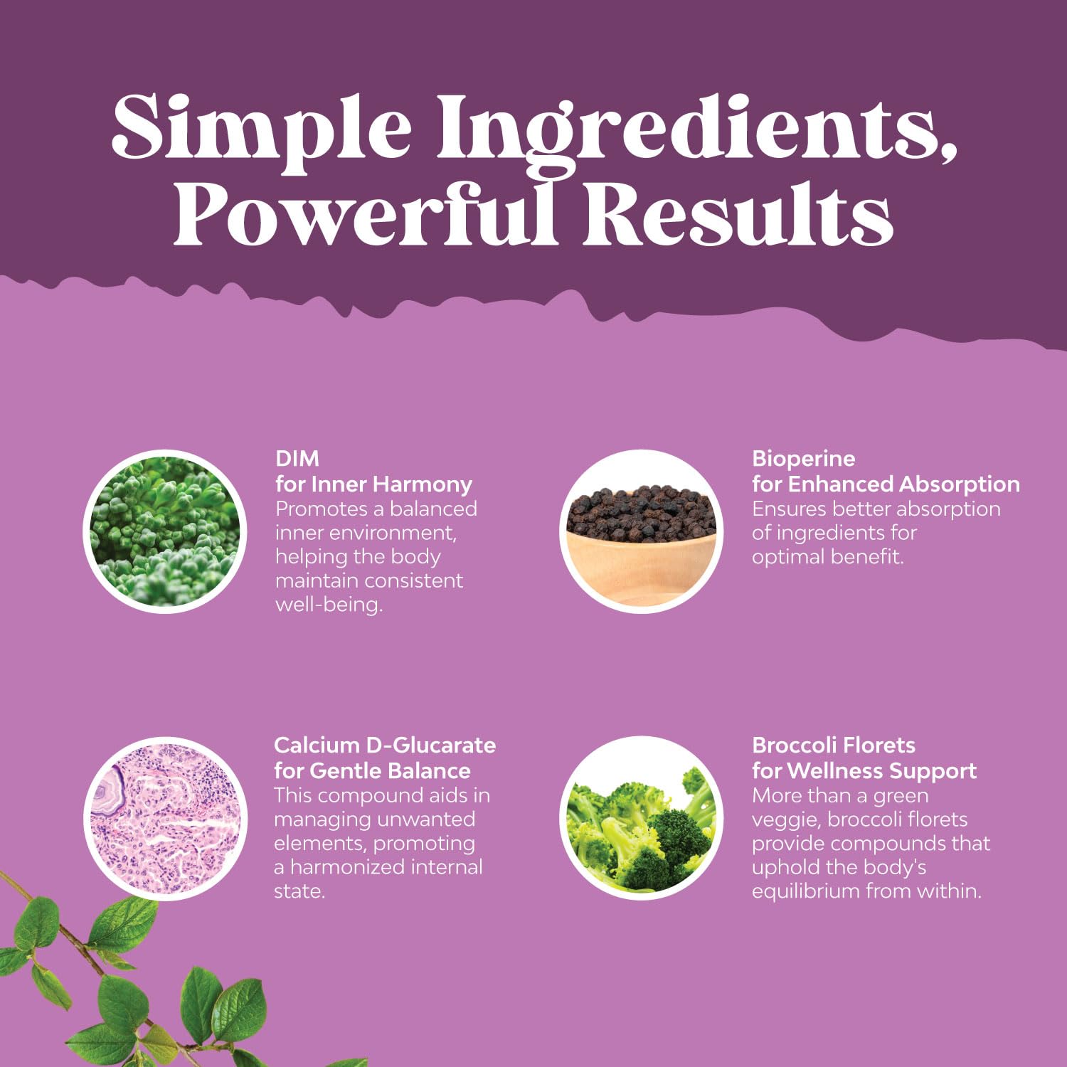 Potent DIM Supplement for Women - Hormone Balance for Women with DIM and Black Pepper