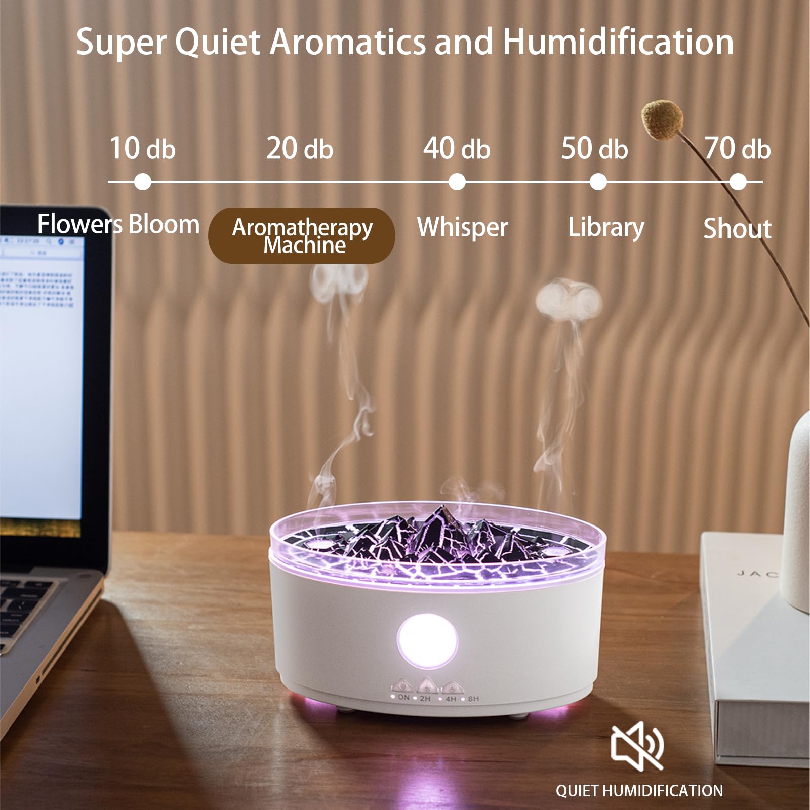 Paxeer Essential Oil Diffuser, 300ml Aromatherapy Diffuser with Remote Control, Auto Shut-Off & Timer
