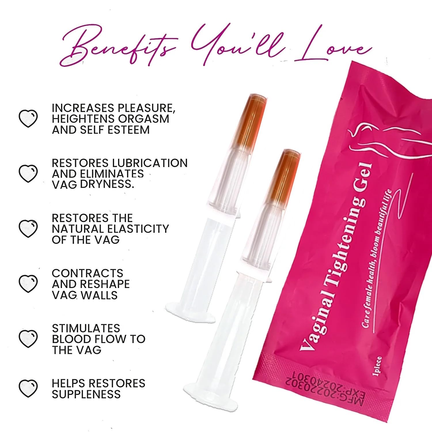 Impressive Beauty Premium Vaginal Tightening Gel Cream for Vag - Essential All Natural Feminine Care