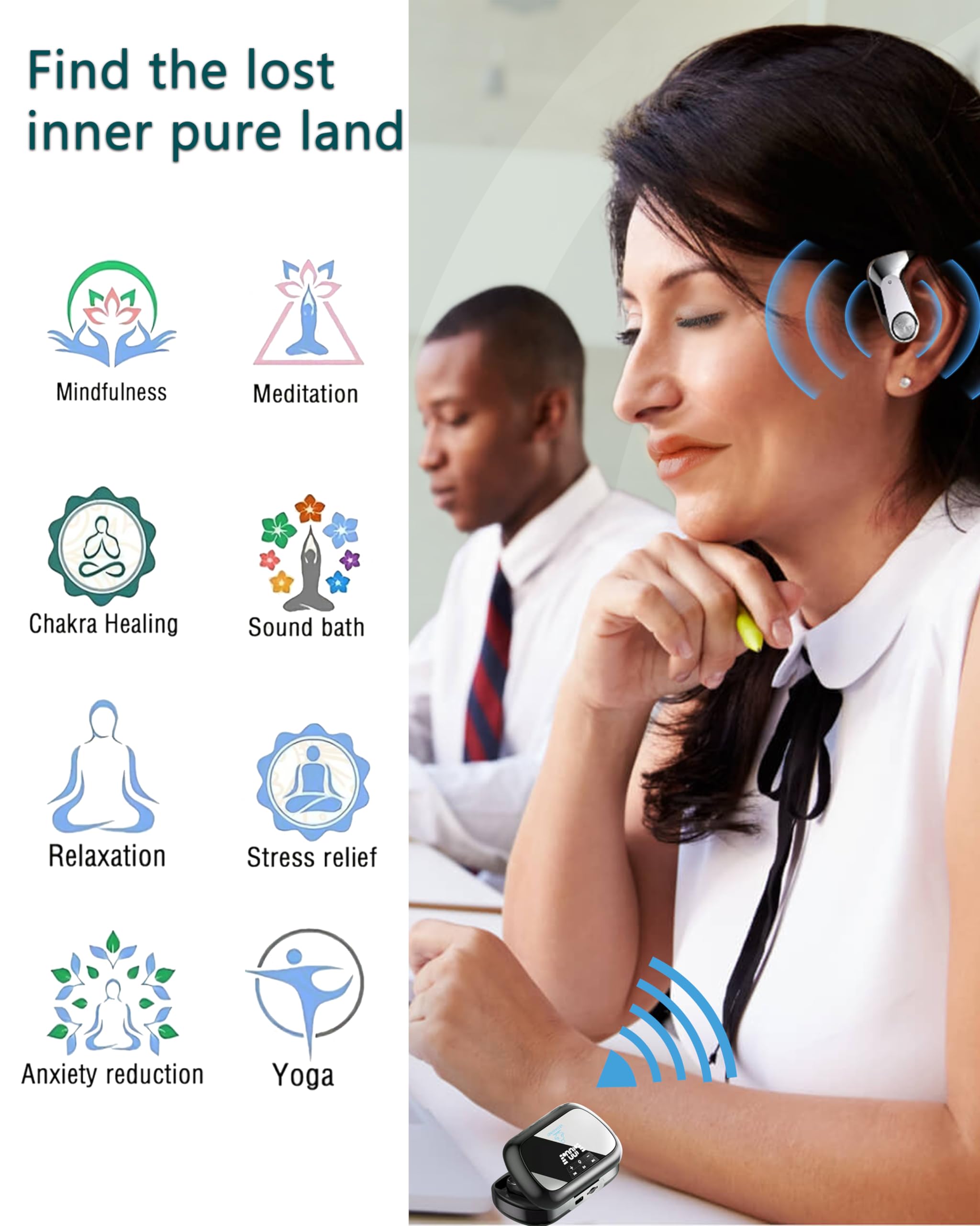 Sound Frequency Machine, Vedawind Meditation Accessory, Mindfulness, Tone Therapy System