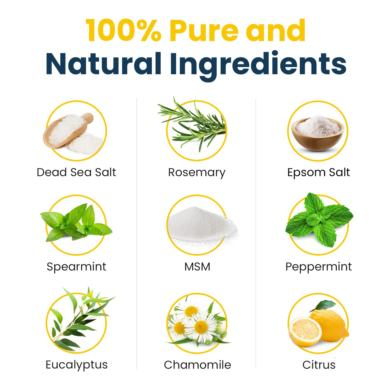 Citrus Detox Foot Soak With Epsom Salts - for Foot Callus, Immune Boost, Damaged Toenail