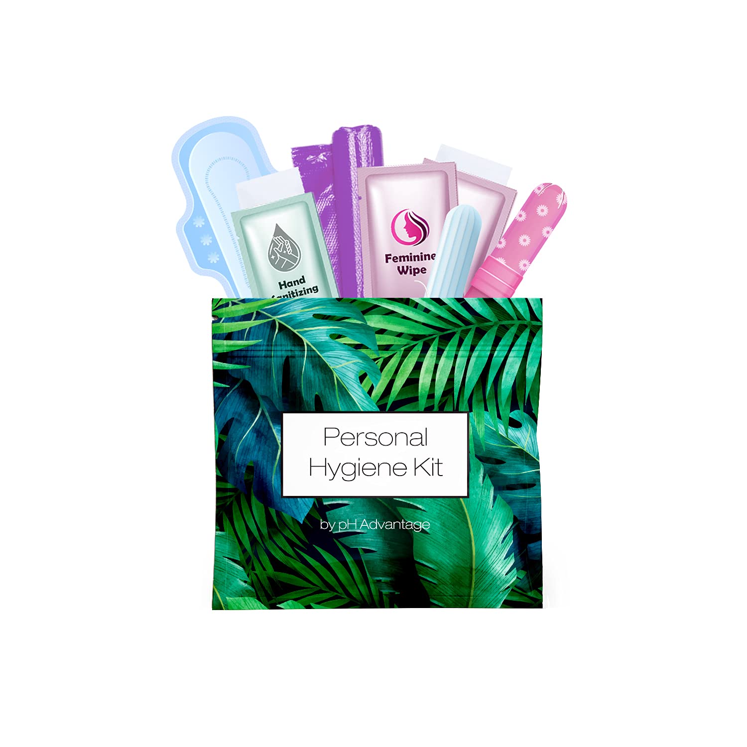 Menstrual Kit All-in-One | Convenience on The Go | Single Period Kit Pack for Travelling, Tweens