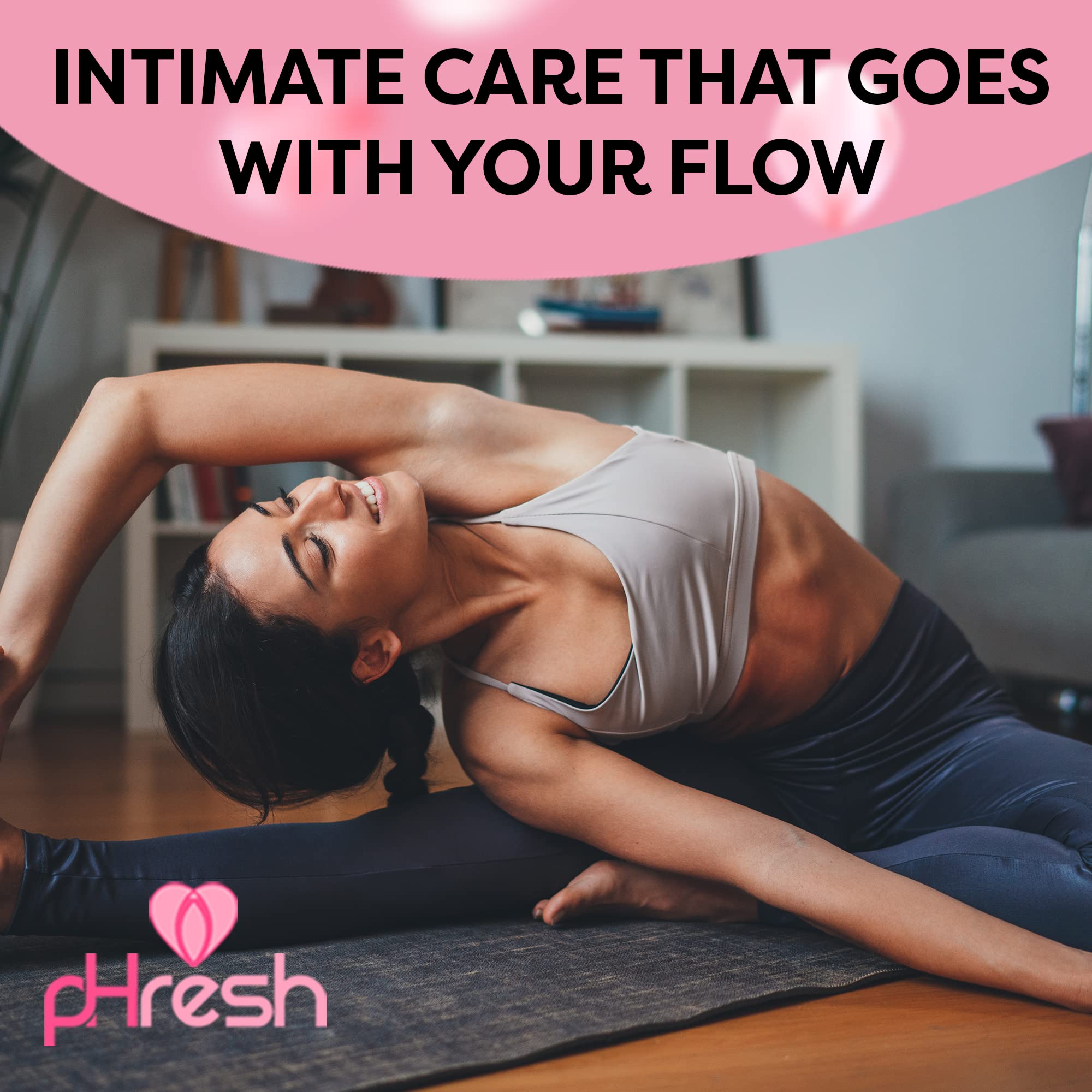 pHresh Feminine Spray - 100% All Natural Yoni Oil for Women - with Tea Tree, Lemongrass, Orange Essential Oils