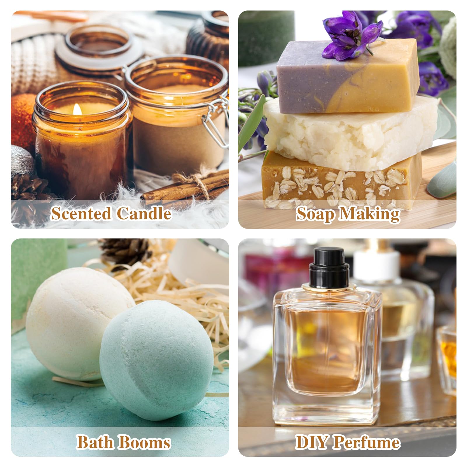 Essential Oils Blend Set, Fragrance Oil Aromatherapy Essential Oils Kit for Diffuser (6x10ML)