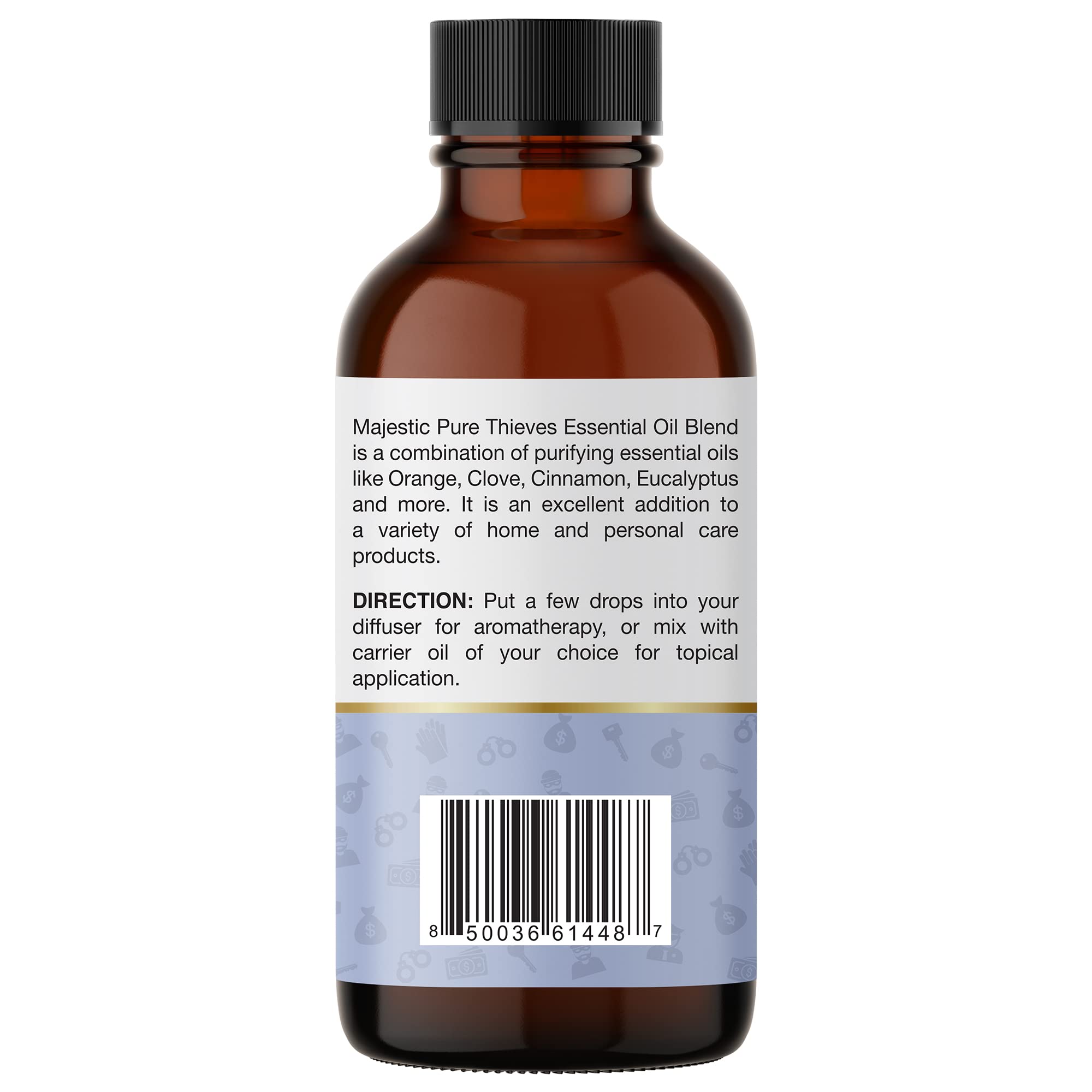 Majestic Pure Thieves Essential Oil Blend | 100% Pure Premium Oil for Uplifting Mood, DIY Products