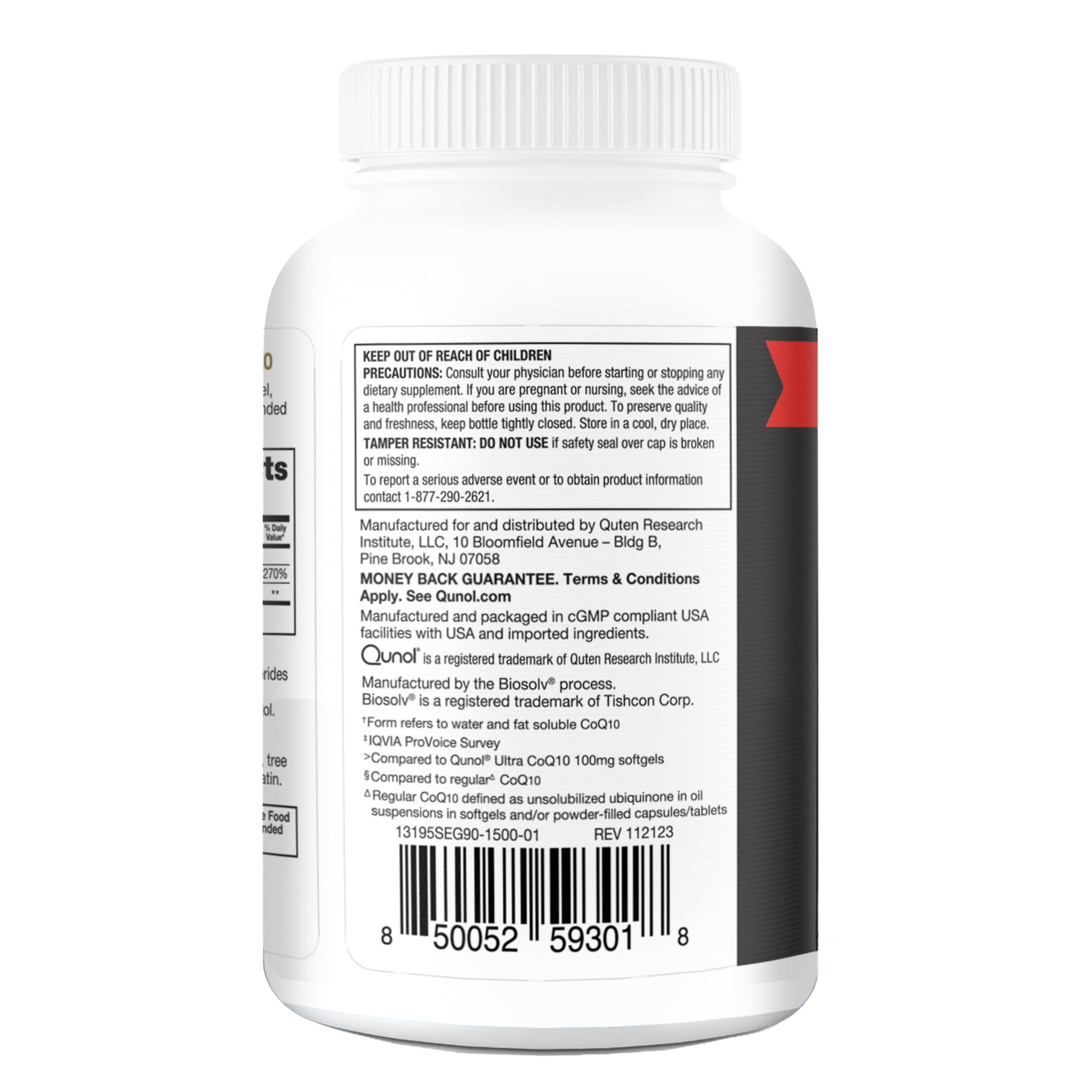 Qunol CoQ10 200mg Softgels, Ultra CoQ10 - Ultra High Absorption Coenzyme Q10