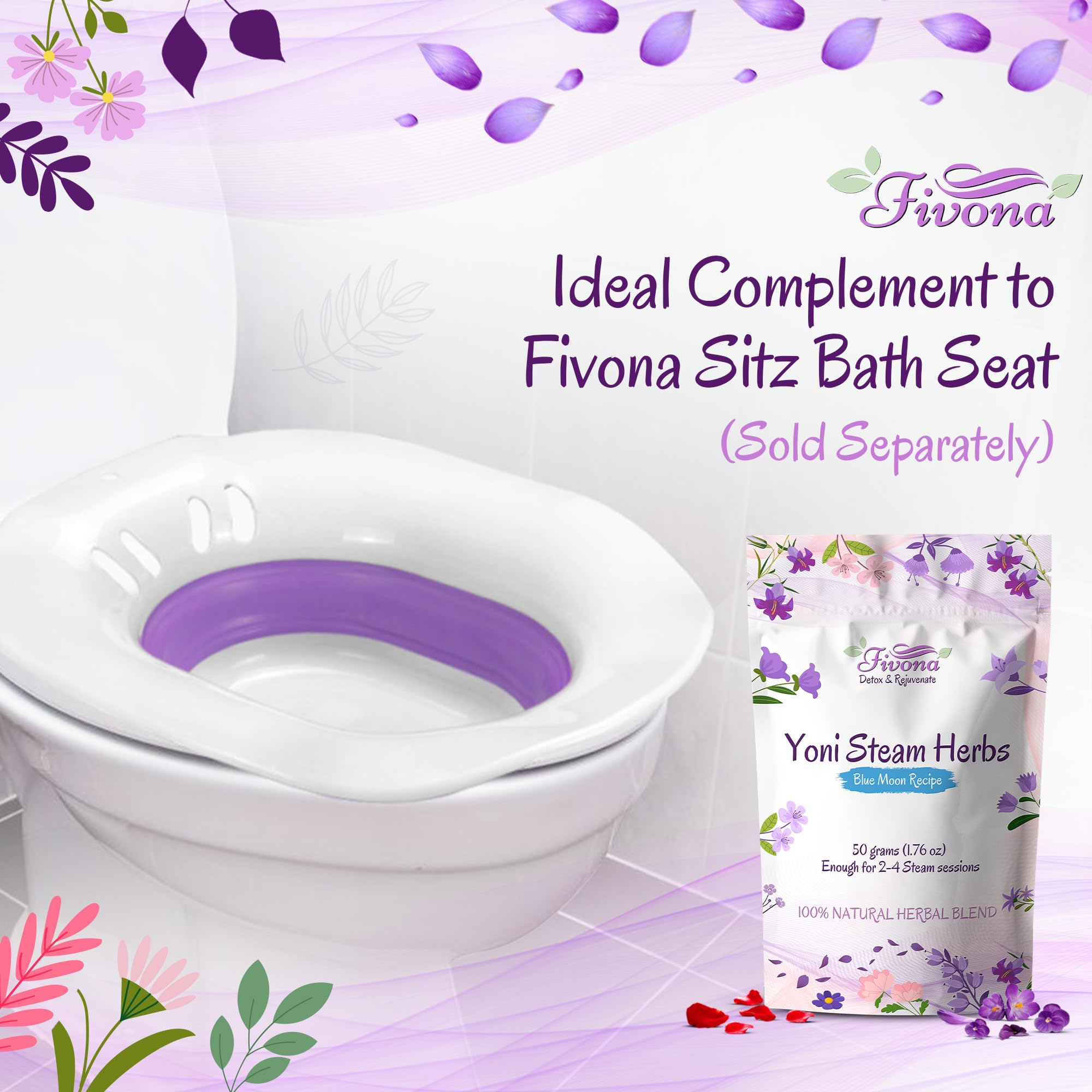 FIVONA Yoni Care Kit 3 in 1 - pH Balanced Natural Vaginal Oil 30 ml, Organic Herbal Soap 5.3 oz