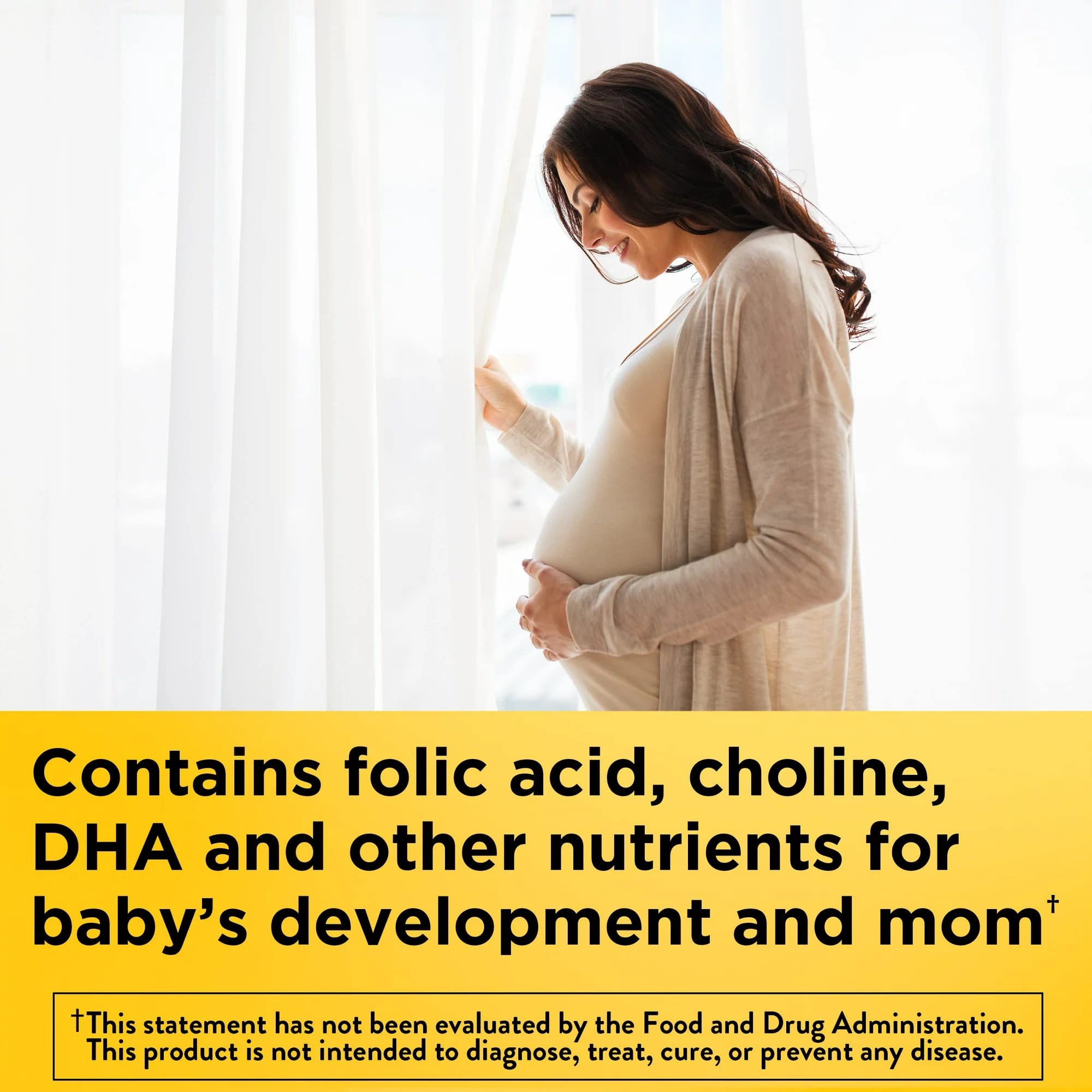 Nature Made Prenatal Gummies with DHA and Folic Acid Dietary Supplement Prenatal Health