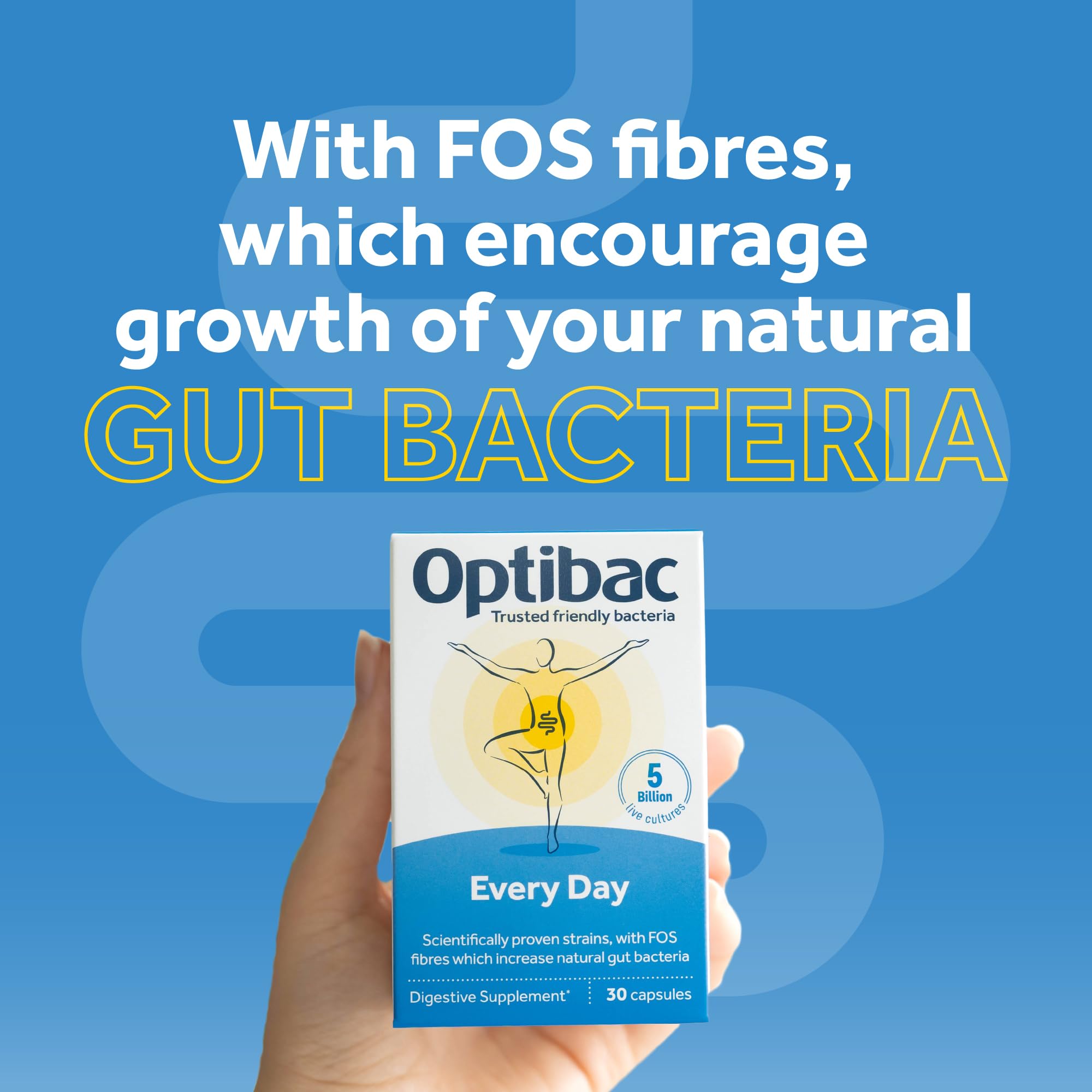 Optibac Probiotics Every Day - Digestive Probiotic Supplement with 5 Billion Bacterial