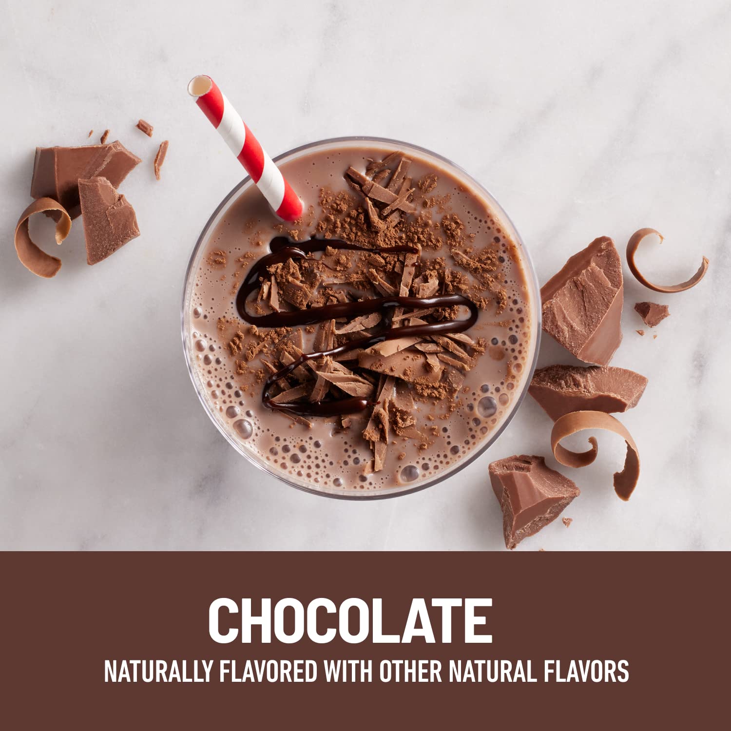 SlimFast Protein Shake, Chocolate- 20g Protein, Meal Replacement Shake Ready to Drink