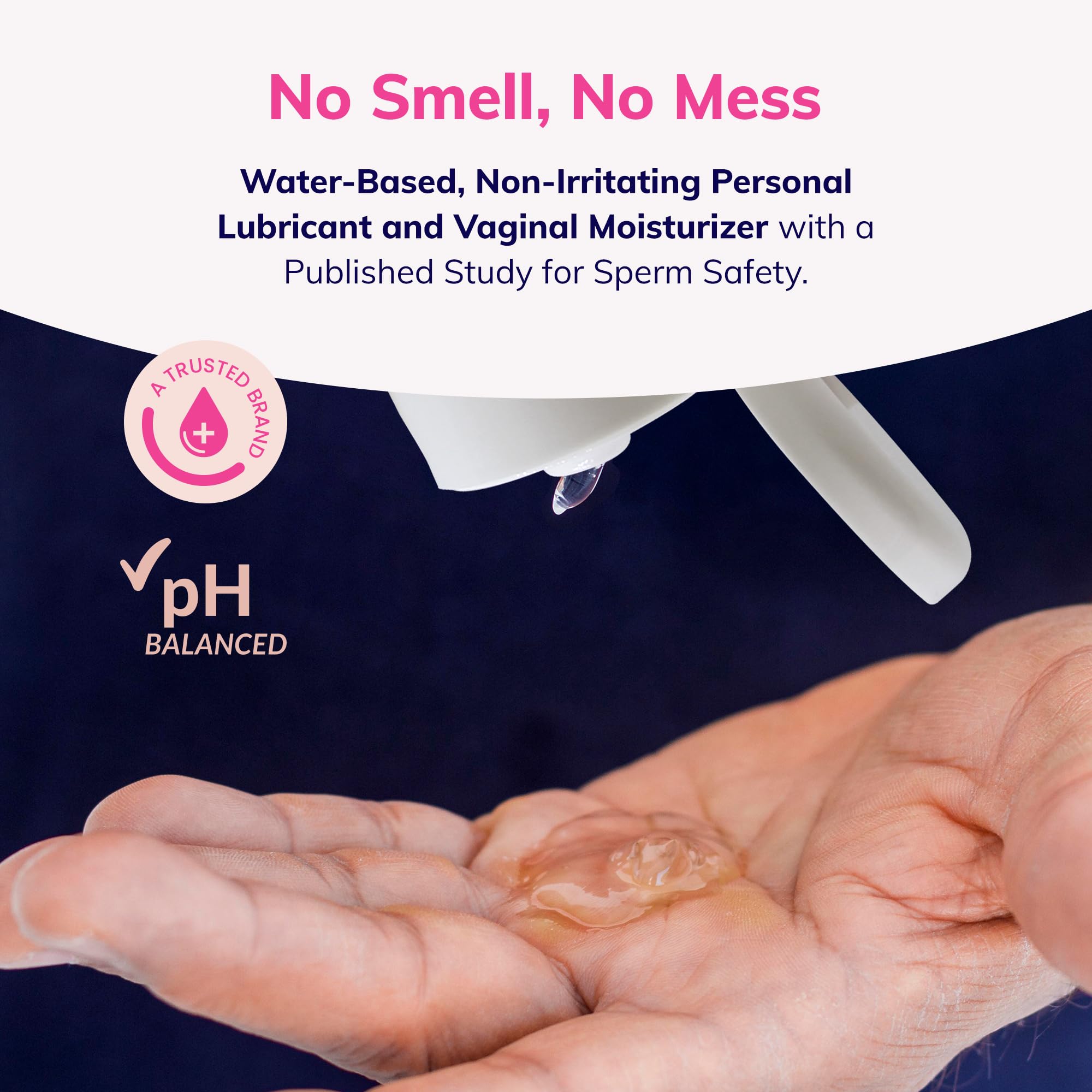 Conceive Plus Fertility Lubricant - Fertility Friendly Lube for Couples Trying to Conceive, 75ml / 2.5 fl oz