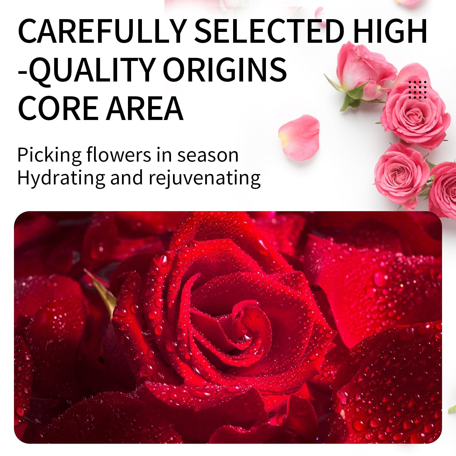 Rose Essential Oil Pure Rose Oil for Face 4OZ/118ML Organic Essential Oils for Diffuser Home Bedroom