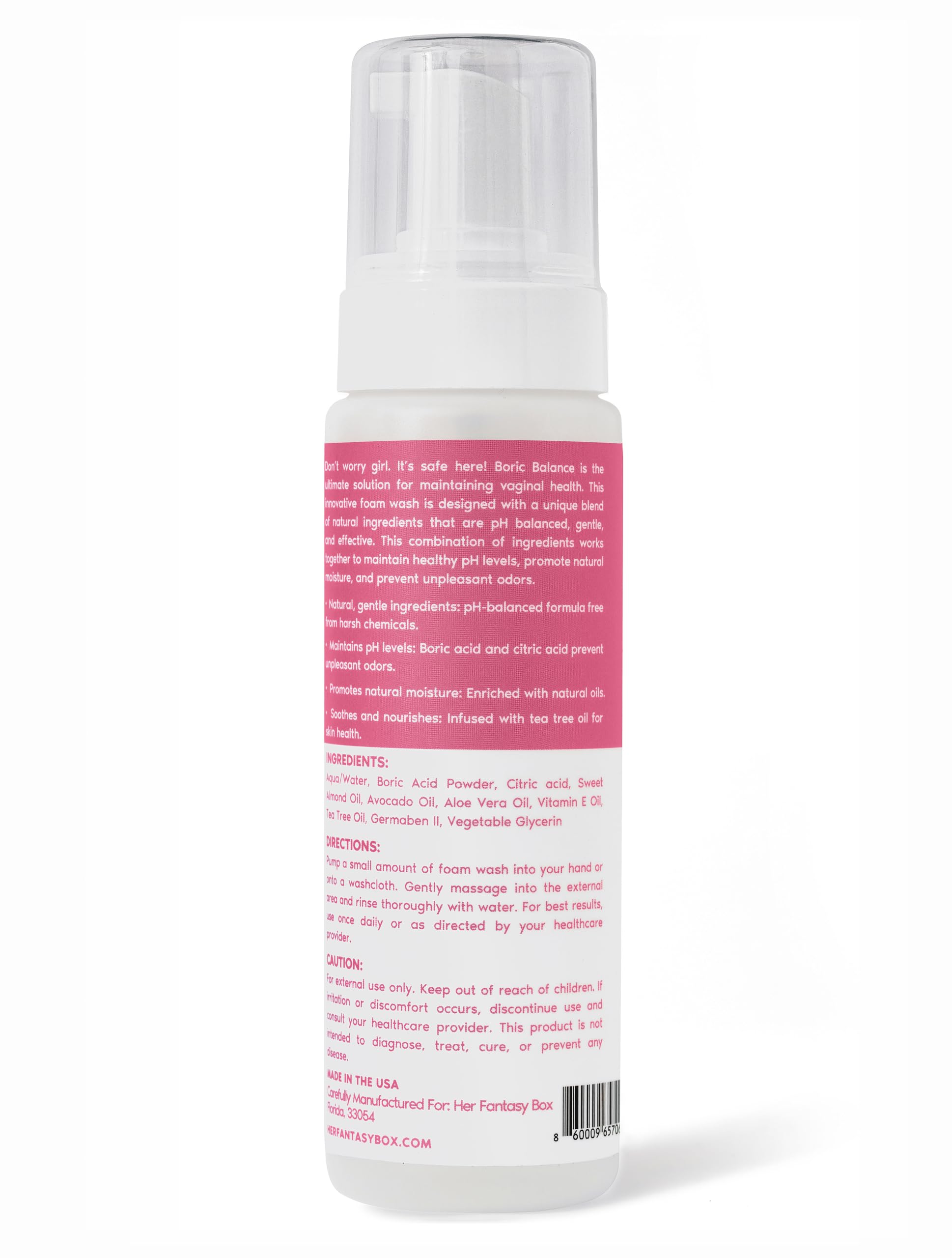 Her Fantasy Box | Boric Balance Sensitive Feminine Wash