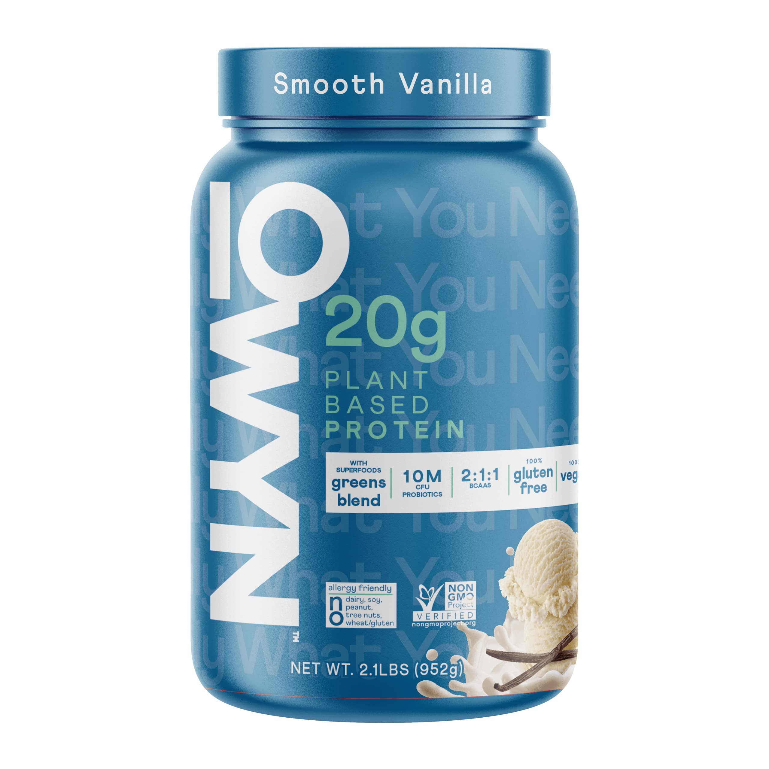 OWYN Only What You Need Plant Based Protein Powder with 20g Protein, Probiotics