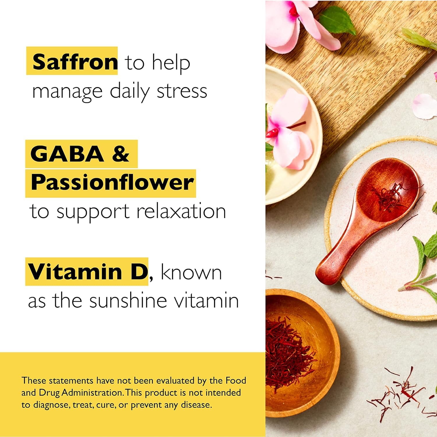 RESCUE Bach Plus Mood & Stress Support Gummies, Daytime Dietary Supplement with Passionflower