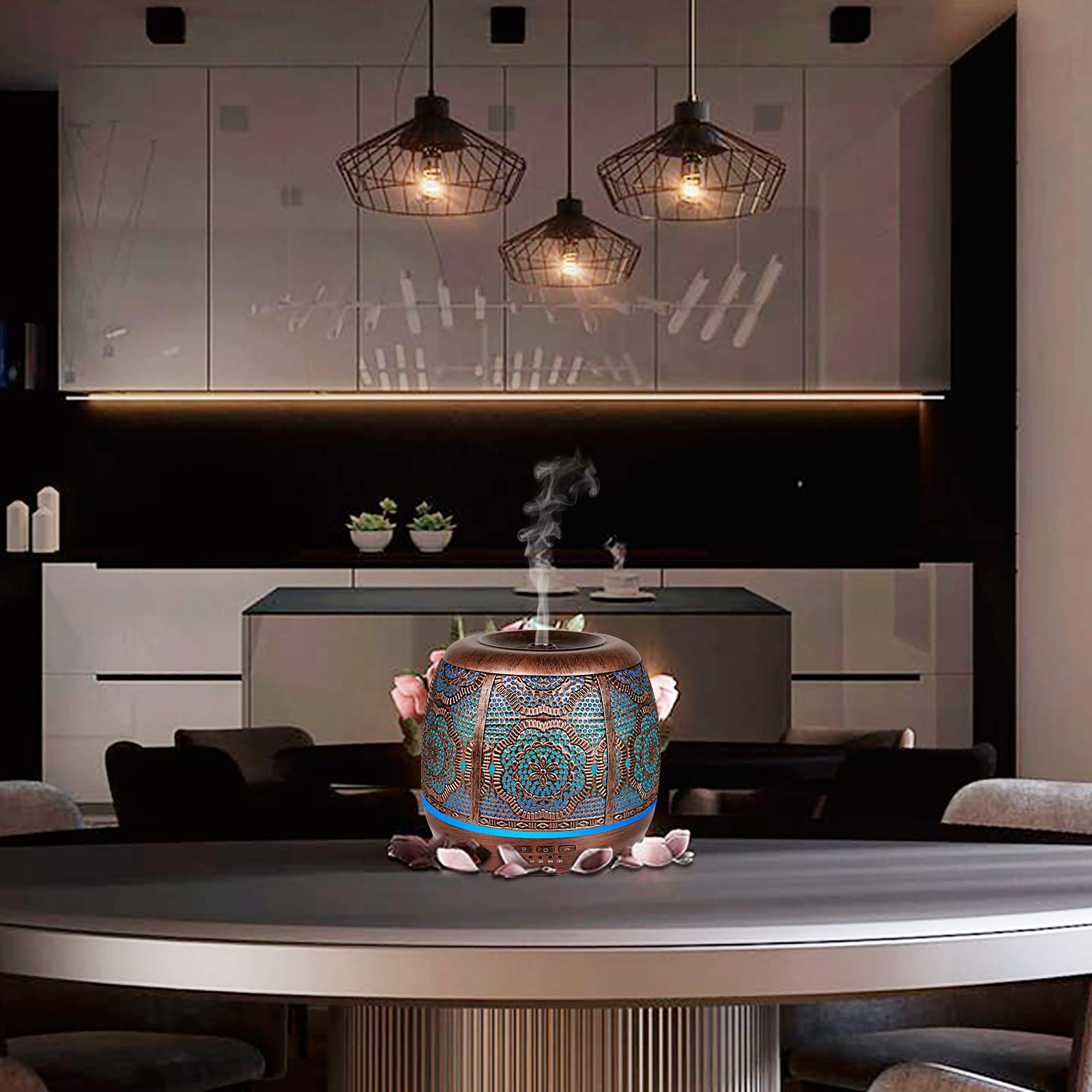 Essential Oil Diffuser, Upgraded Metal Diffusers for Essential Oils, Aromatherapy Diffuser Cool Mist