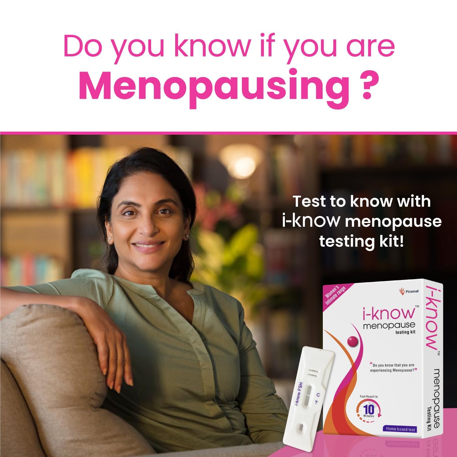 Eleven Zone Menopause Testing kit | for Women Facing Menopause Symptoms Like hot Flashes
