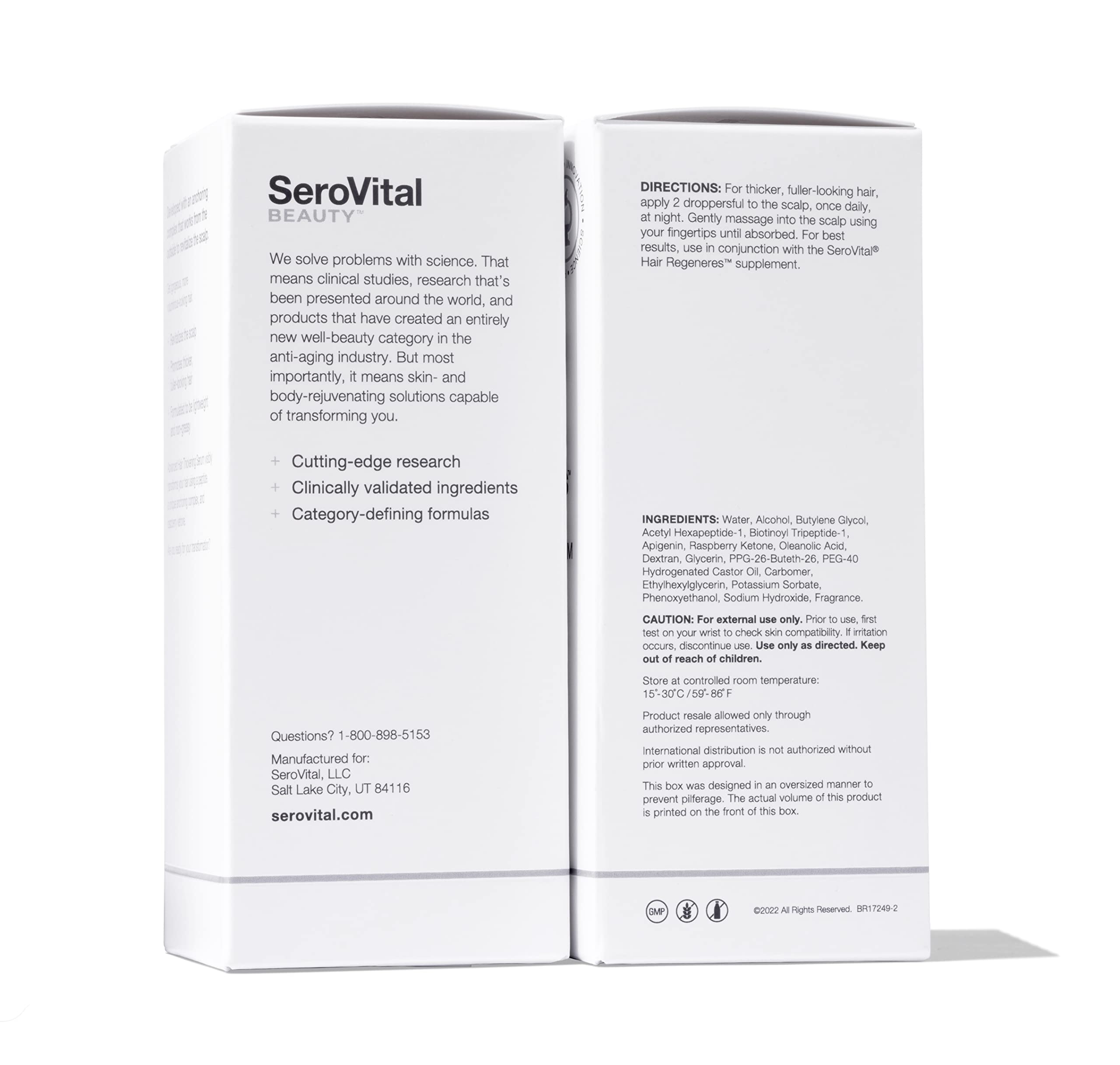 Serovital Advanced Hair Thickening Serum, 2 Oz