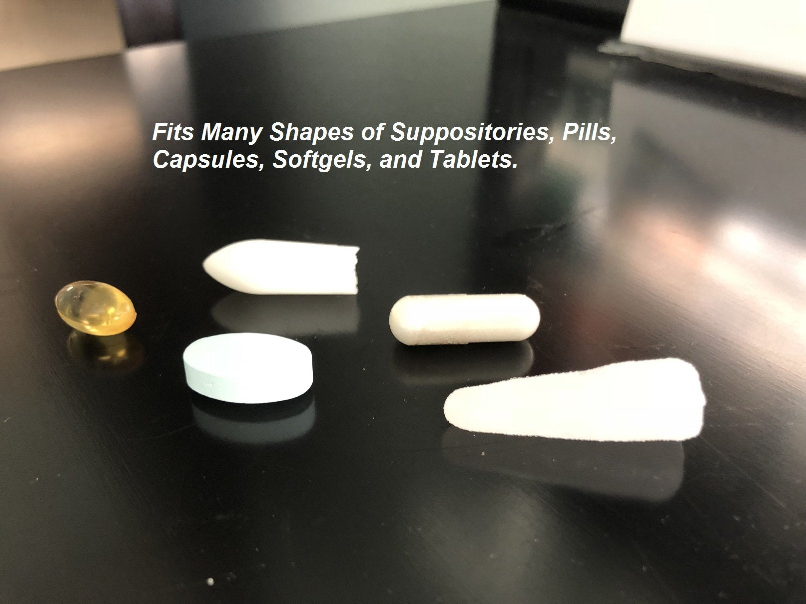 Suppository Applicators (25-Pack), Fits Most Suppositories, Pills and Tablets, Individually Wrapped