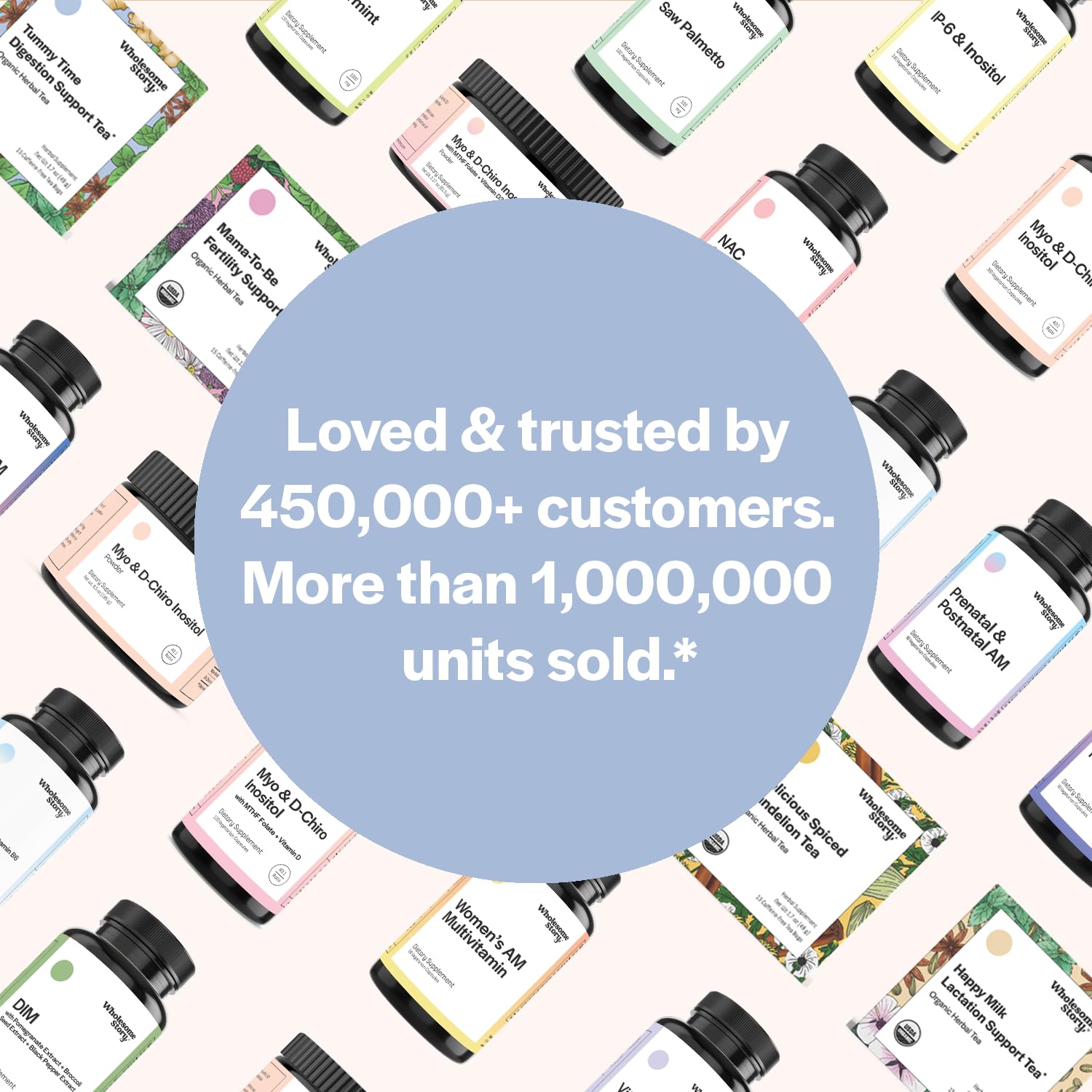 Wholesome Story Morning Sickness Bundle: Premium Bioavailable Prenatal & Postnatal Vitamins