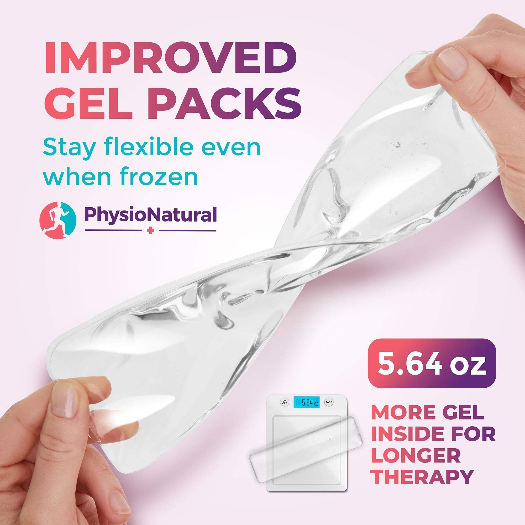 Reusable Perineal Ice Packs with Washable Sleeves – for Hemorrhoids, Postpartum Vaginal Pain