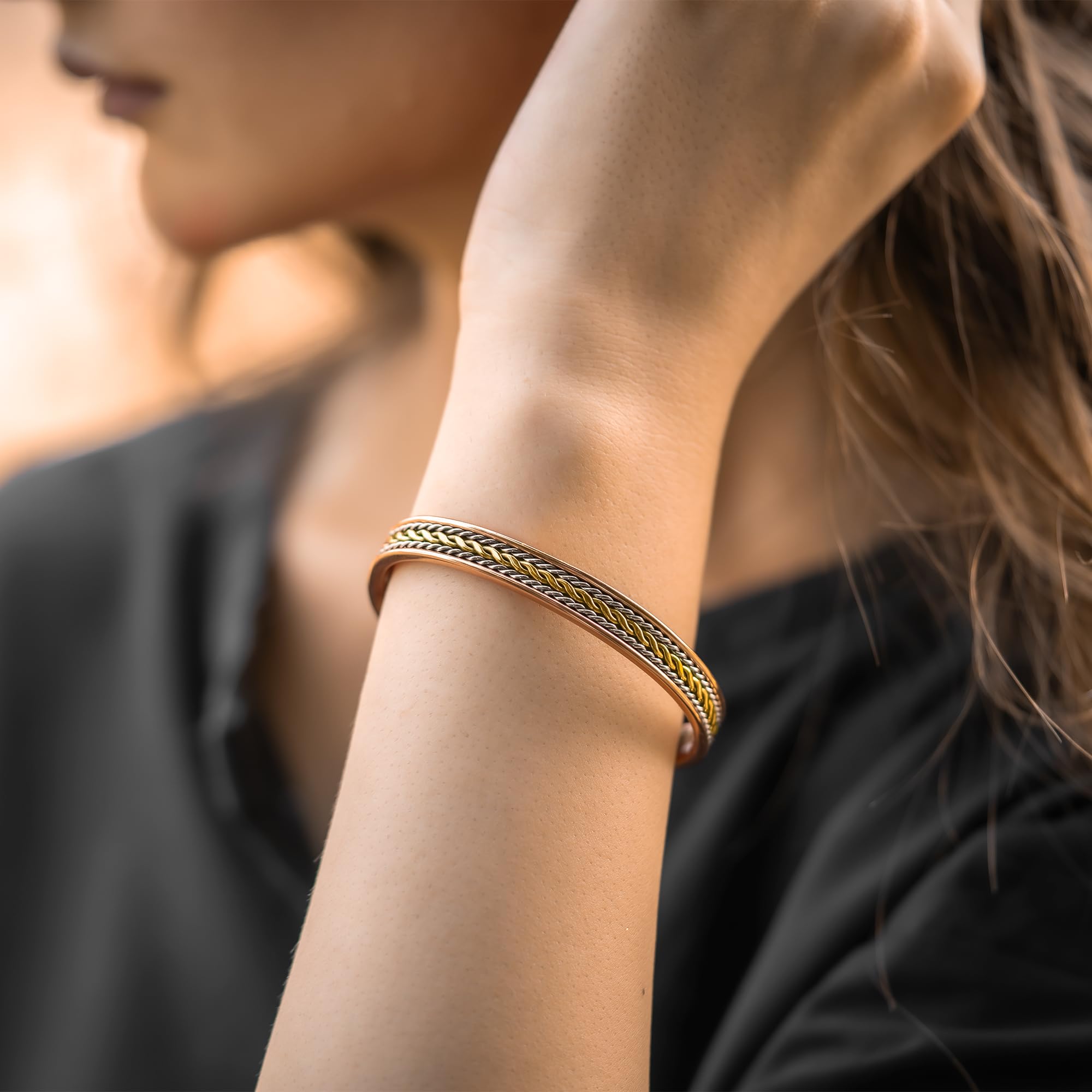 MagnetRX® Women's Copper Bracelet – Effective 99.9% Pure Copper Magnetic Therapy Bracelets