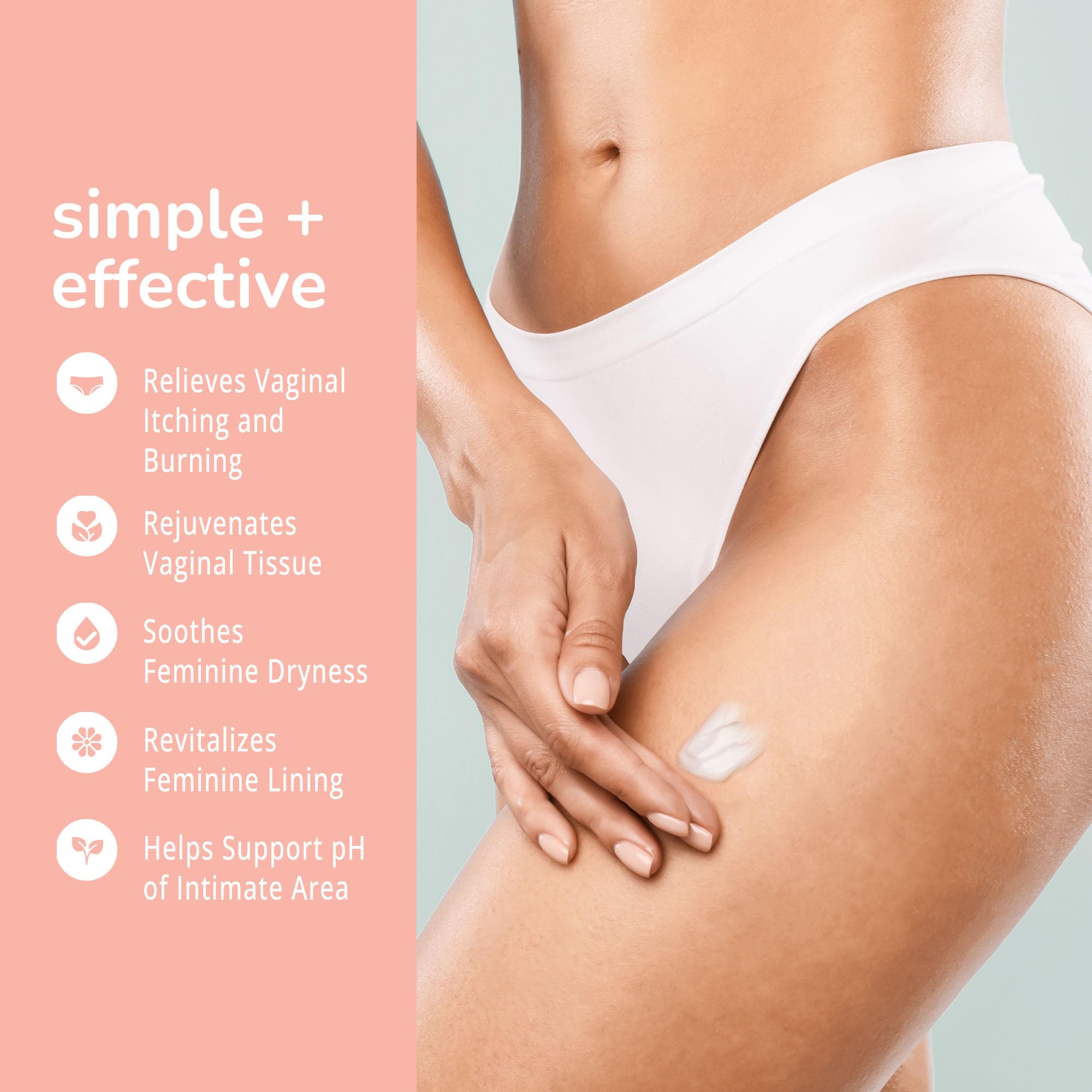 Lubracil - Topical Vulva Cream - Daily Care Moisturizer Helping with Vaginal Dryness, Burning