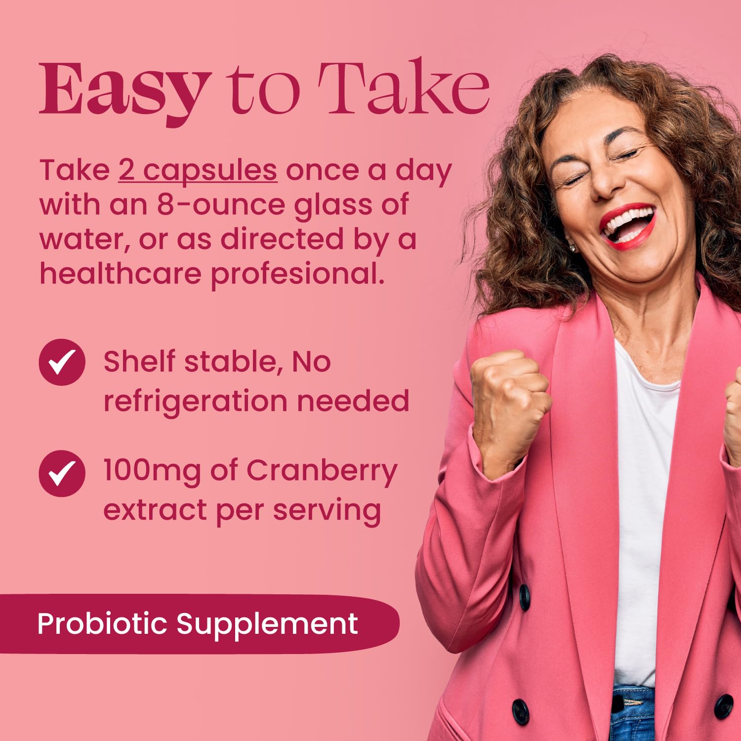 Optimal Prime Vaginal Probiotic for Women, Promotes Healthy pH, Normal Yeast Levels, Odor Control