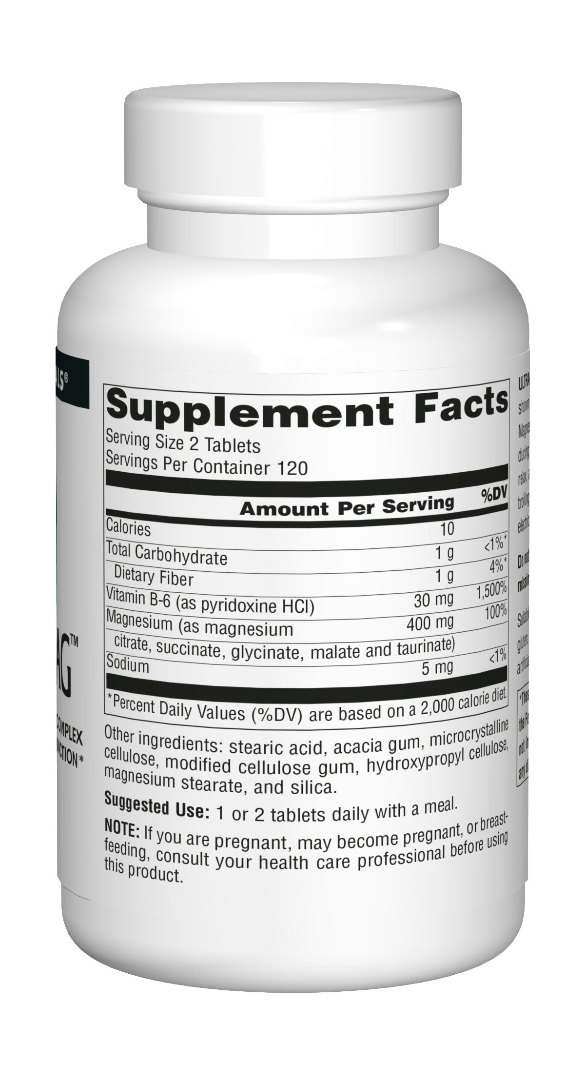 Source Naturals Ultra-Mag High-Efficiency Magnesium Complex - Maintains Muscle