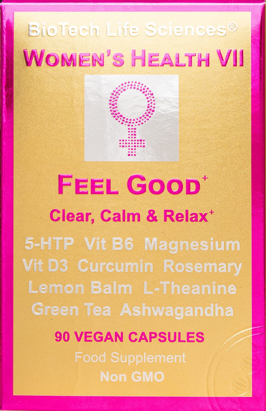 Feel Good, Calm Clear & Relax, Increase Serotonin & Reduce Cortisol + Menopause Support Women's Health