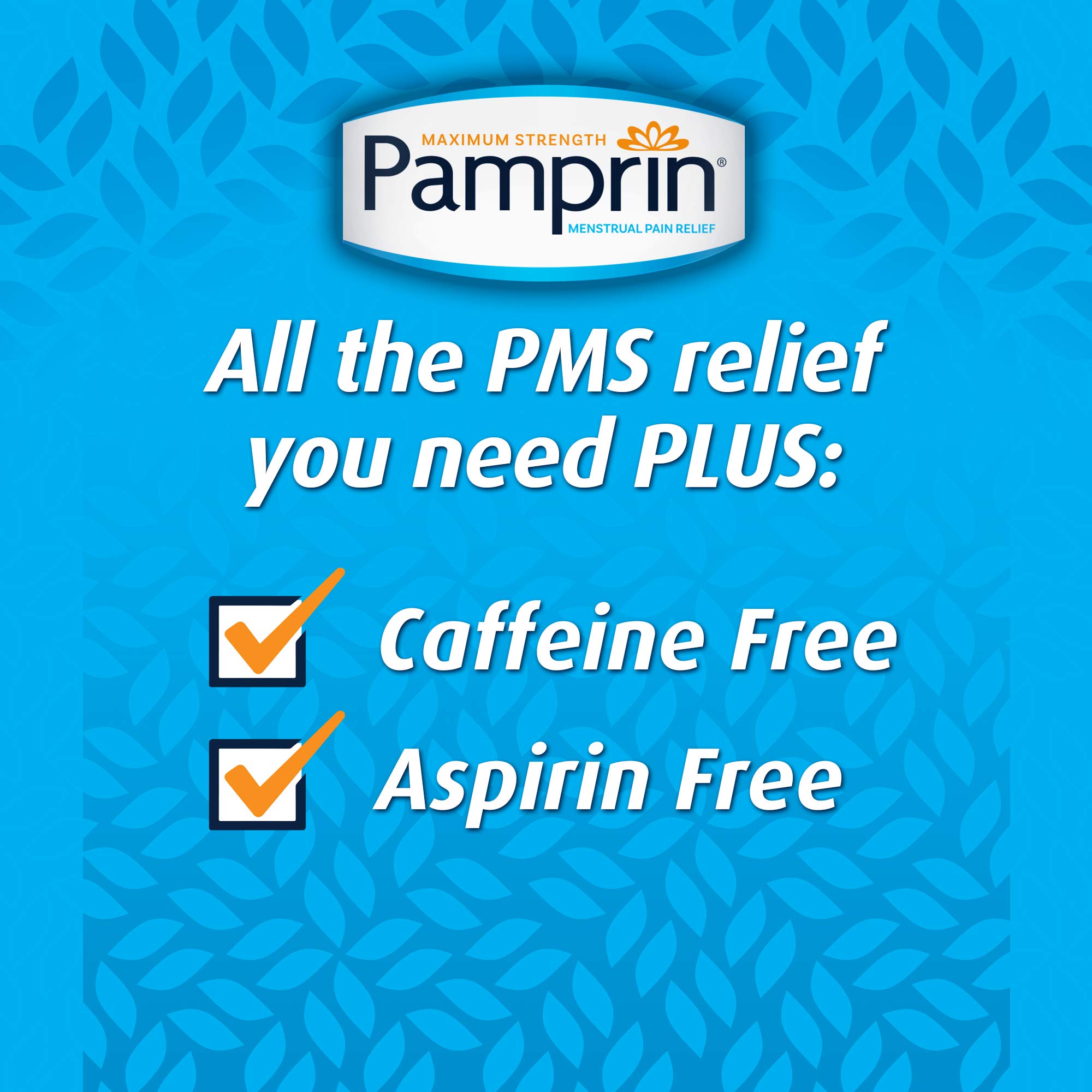 Pamprin Multi-Symptom Formula, with Acetaminophen, Menstrual Period Symptoms Relief Including Cramps