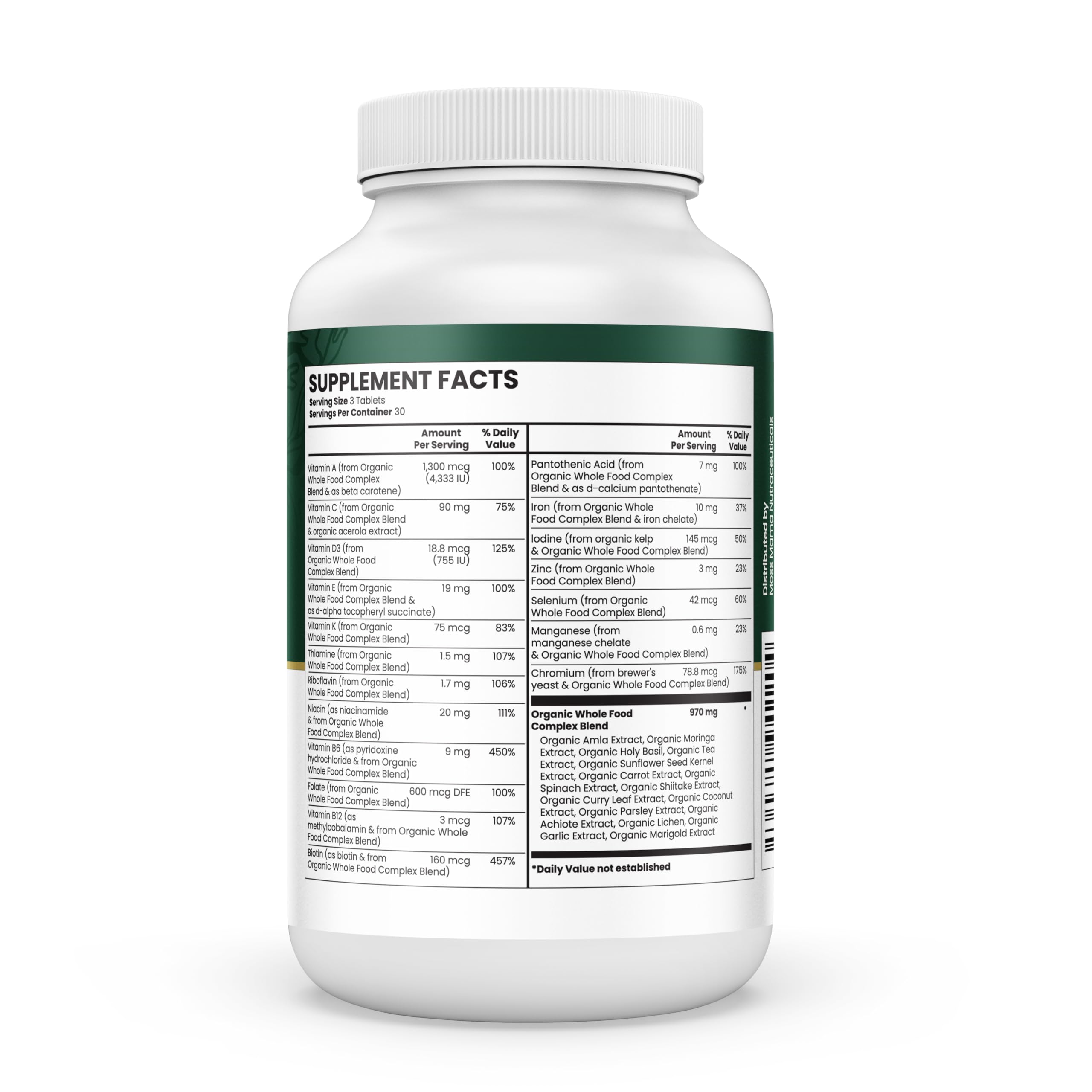 Moss Mama Nutraceuticals PreNatal Vitamin, for Pregnancy and Postpartum Multivitamin