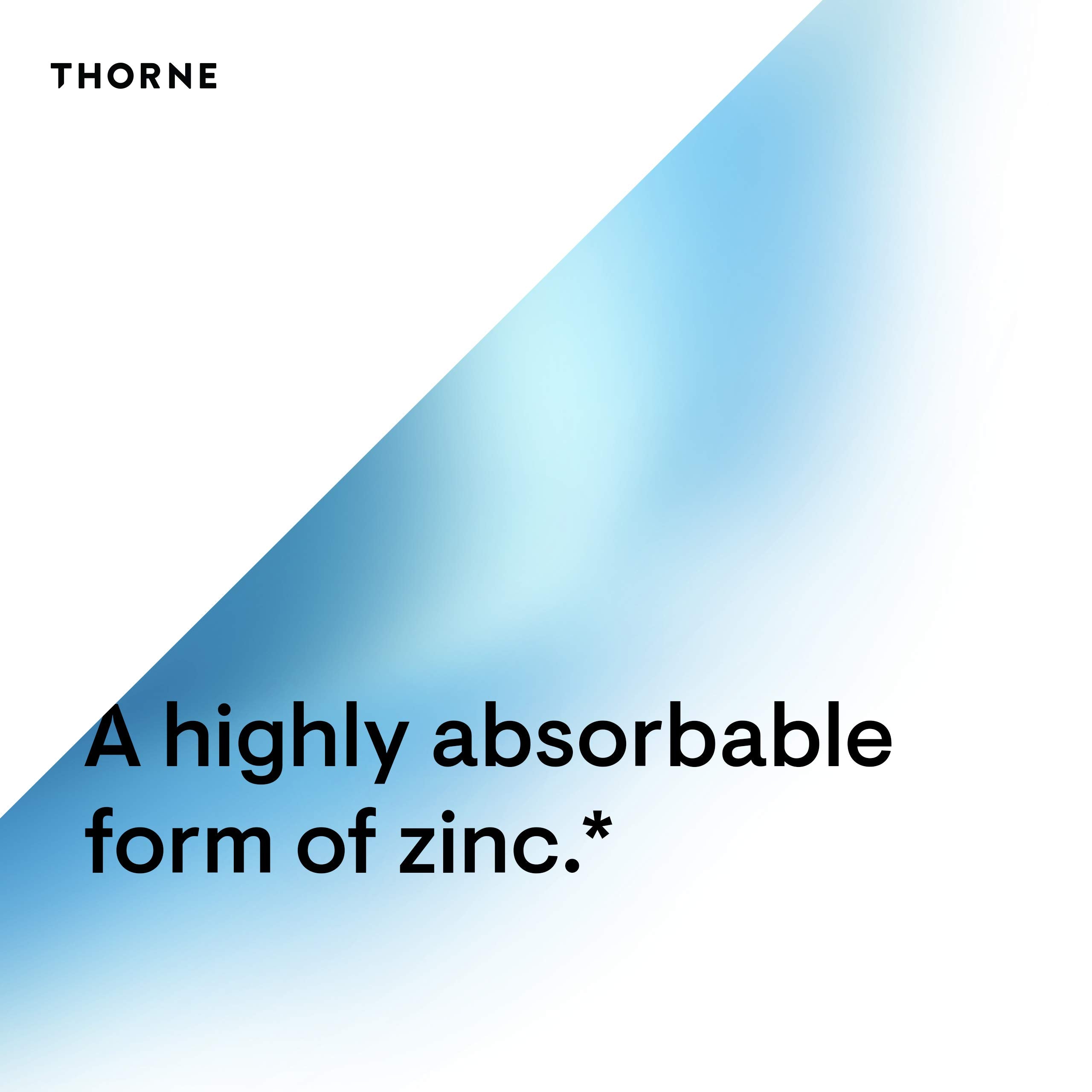 Thorne Zinc Picolinate 15mg - Highly Absorbable Zinc Supplement - Supports Wellness
