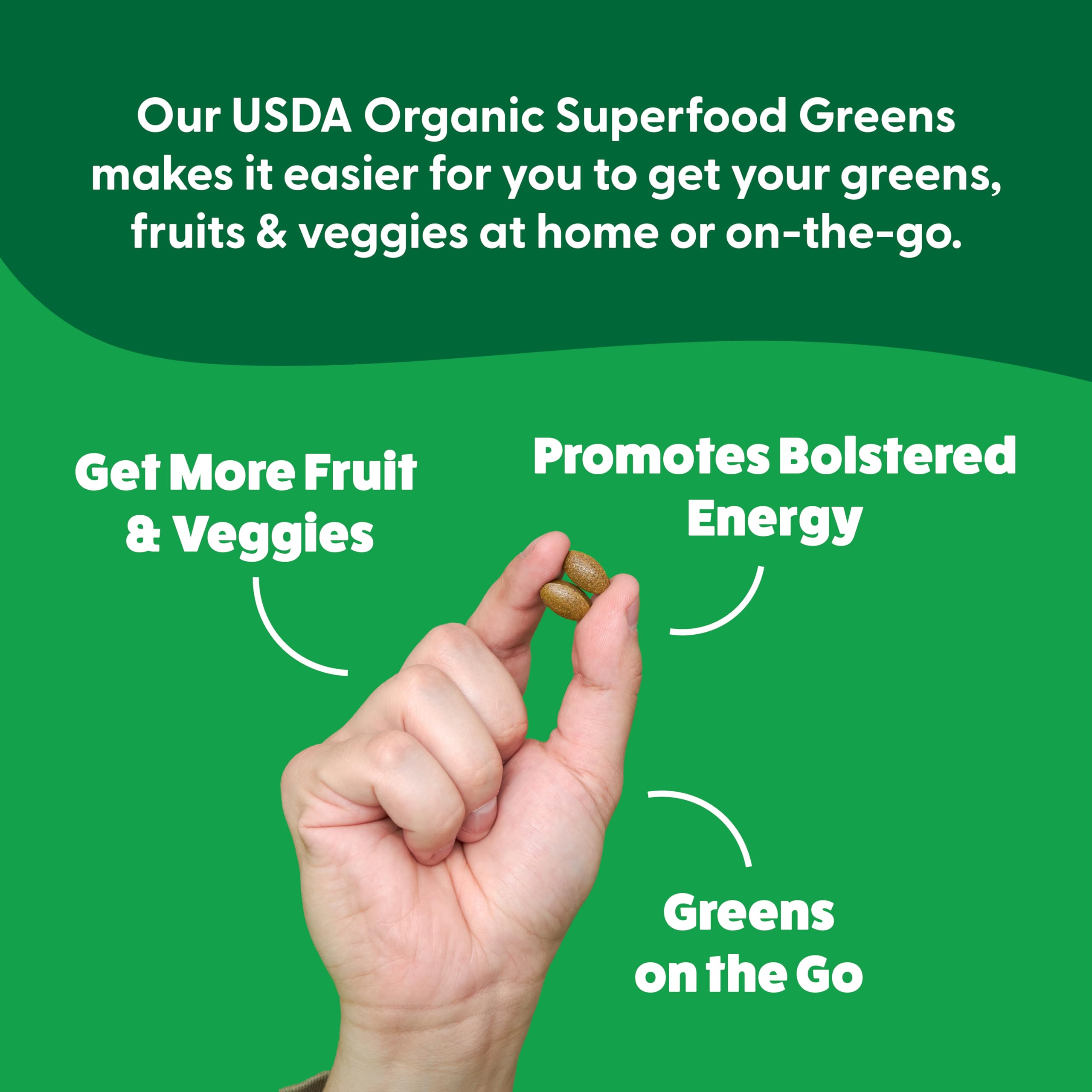 Superfood Greens by Feel Great Vitamin Co. | Organic Greens, Fruits and Veggies